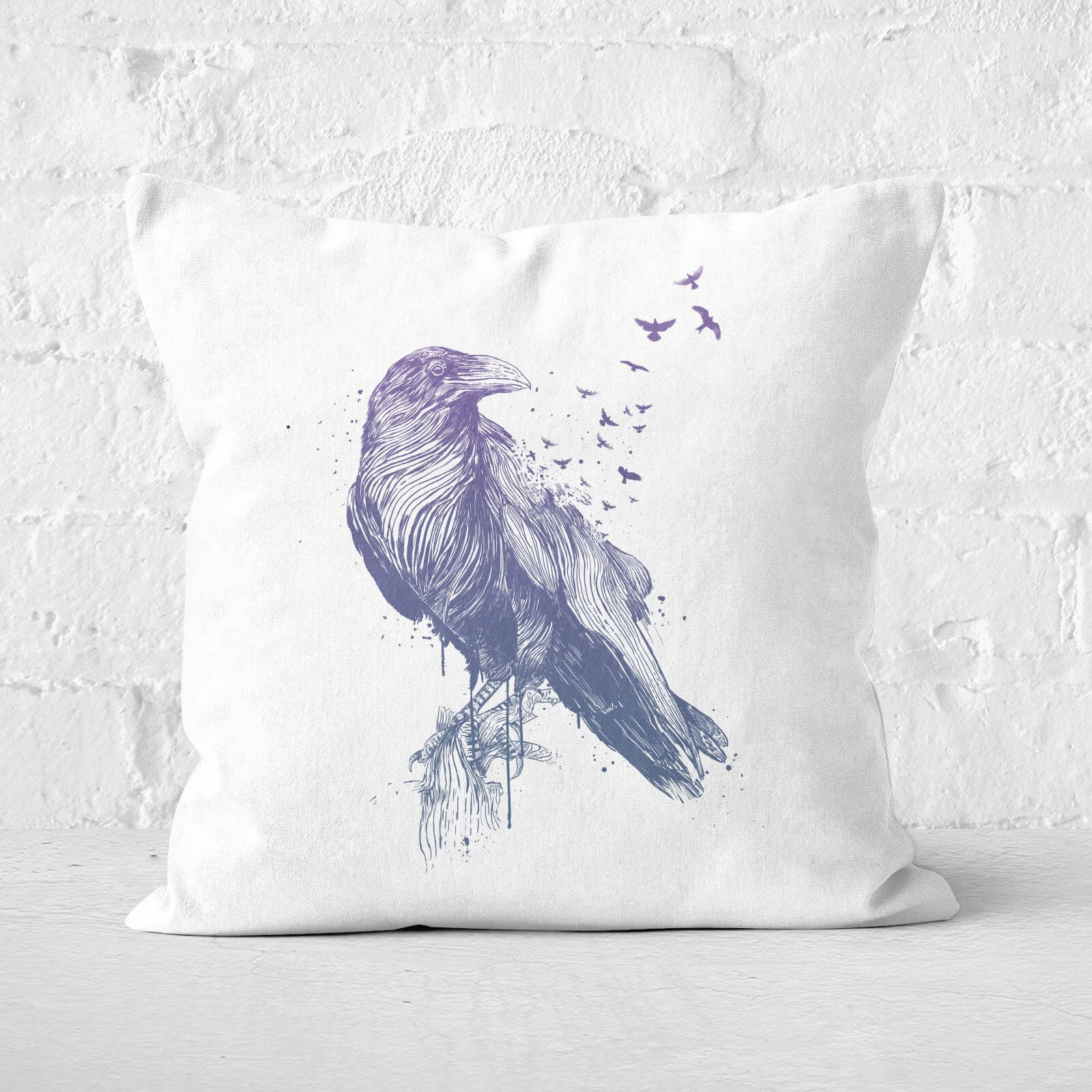 Born To Be Free Cushion Square Cushion - 60x60cm - Soft Touch
