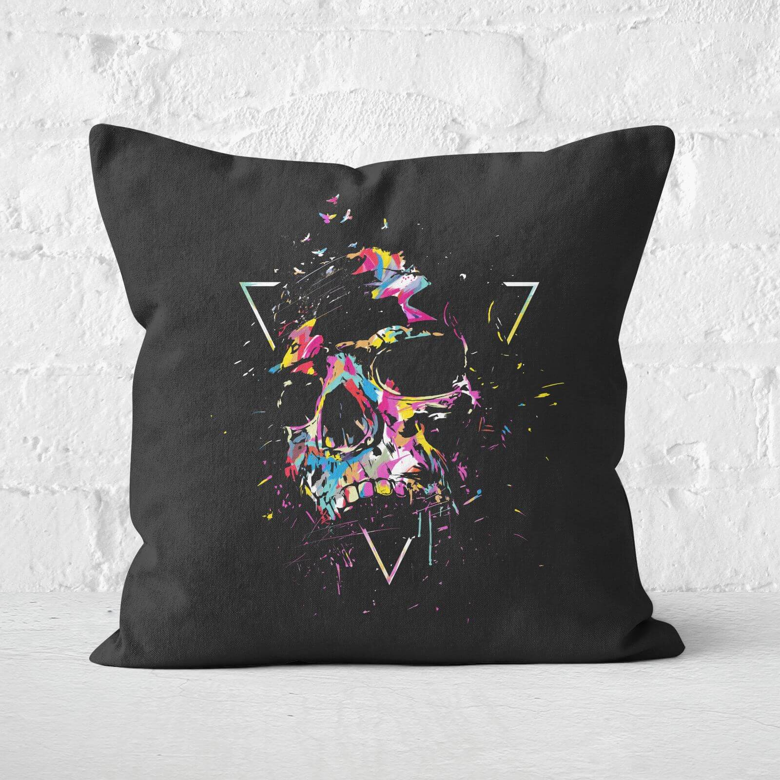 Skull X Cushion Square Cushion - 60x60cm - Soft Touch