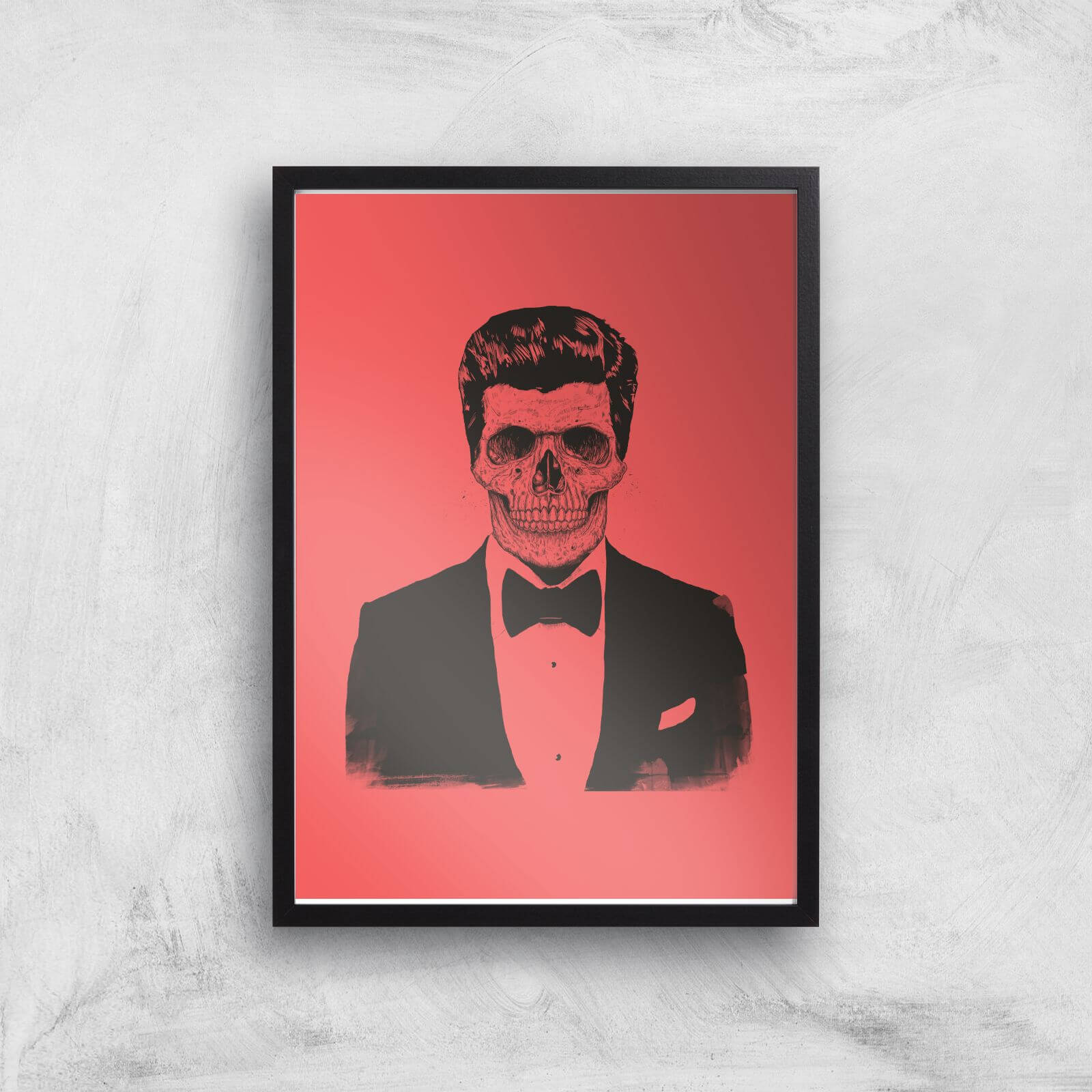 The Party Never Ends Prints Giclee Art Print - A3 - Black Frame