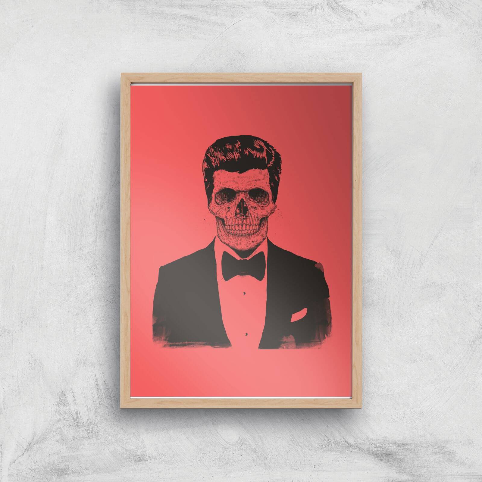 The Party Never Ends Prints Giclee Art Print - A2 - Wooden Frame