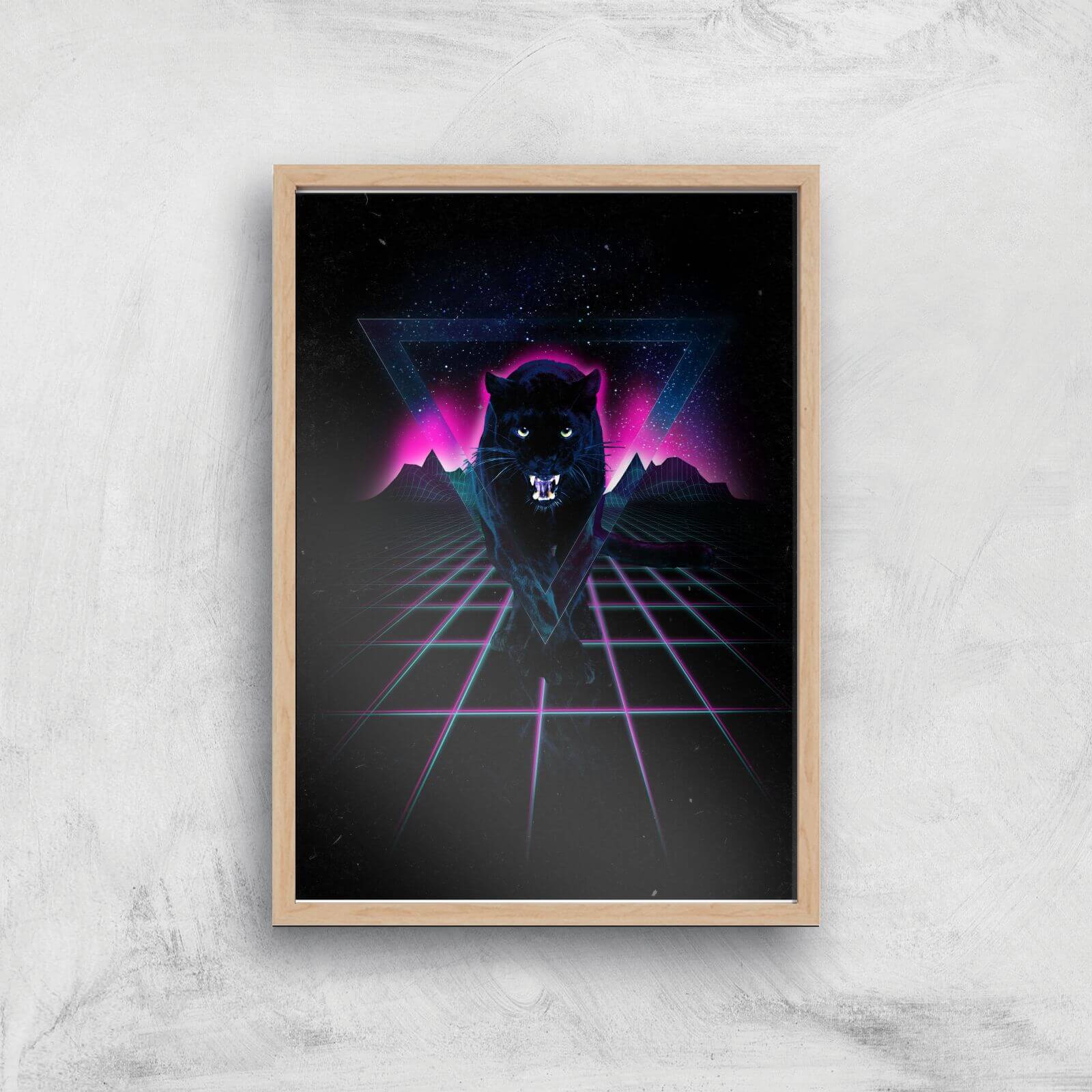 Jaguar Giclee Art Print - A2 - Wooden Frame