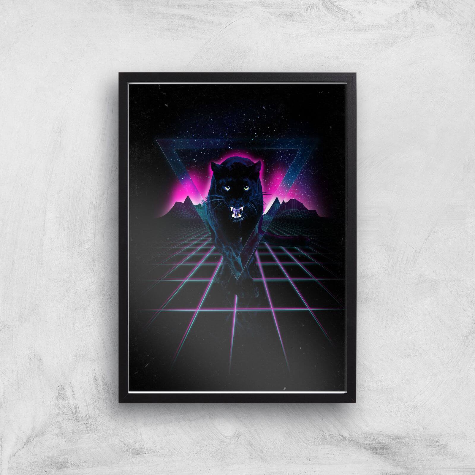 Jaguar Giclee Art Print - A2 - Black Frame