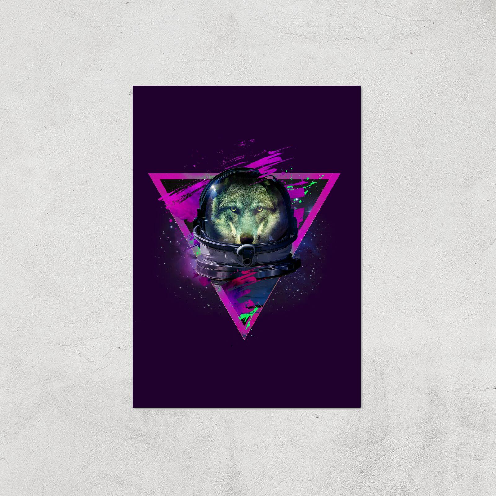 Lonely Astronaut Giclee Art Print - A4 - Print Only