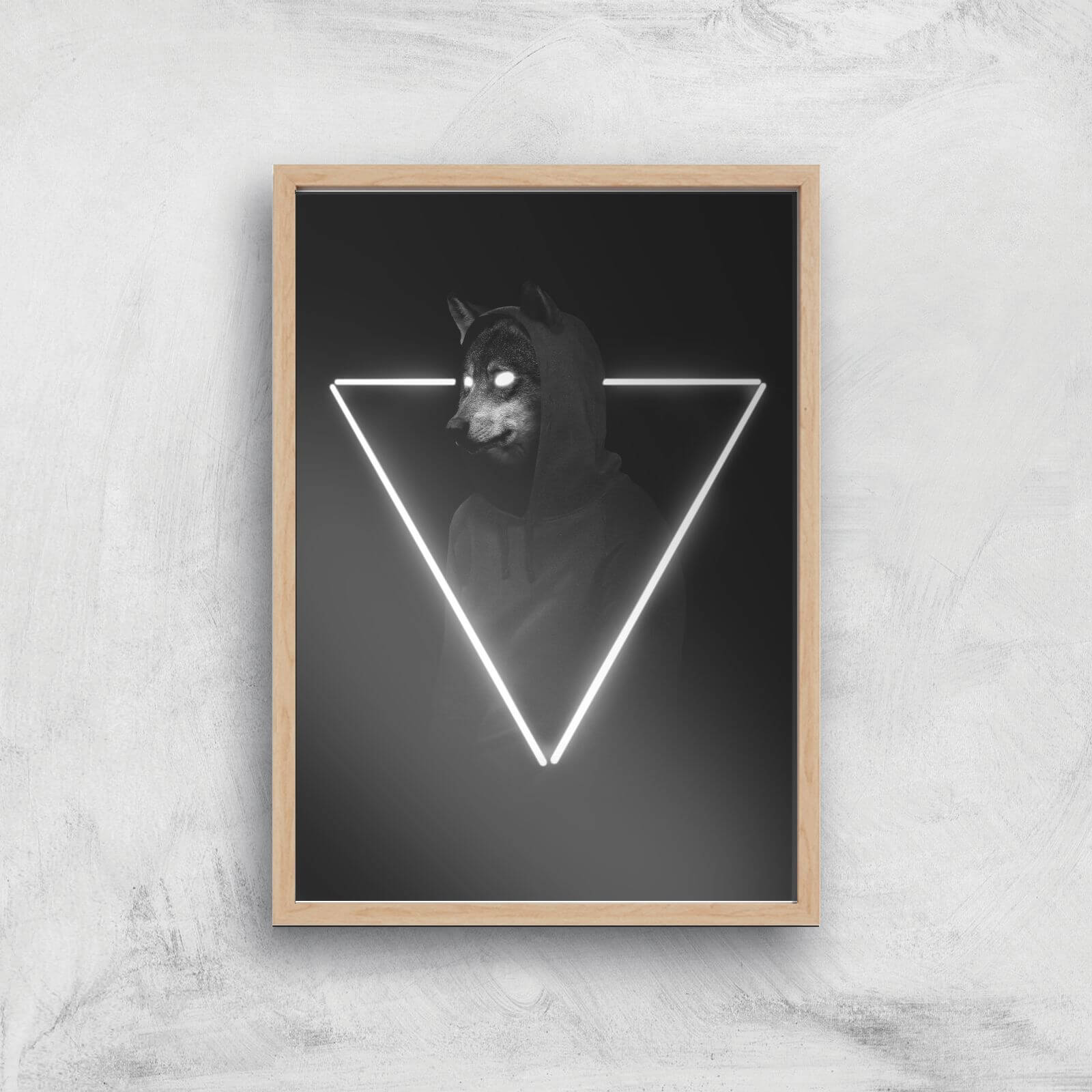 It's Me Inside Me Giclee Art Print - A2 - Wooden Frame