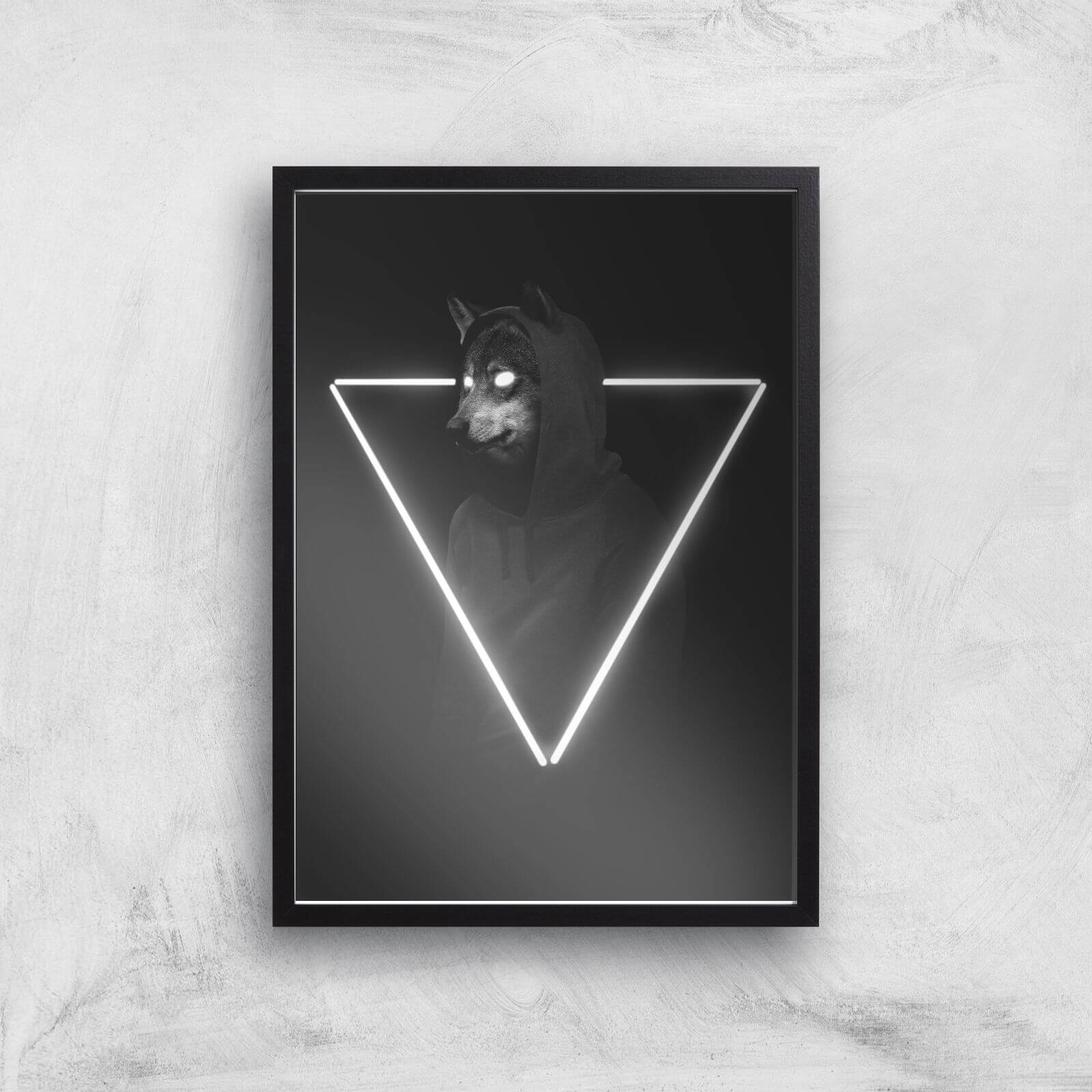 It's Me Inside Me Giclee Art Print - A2 - Black Frame