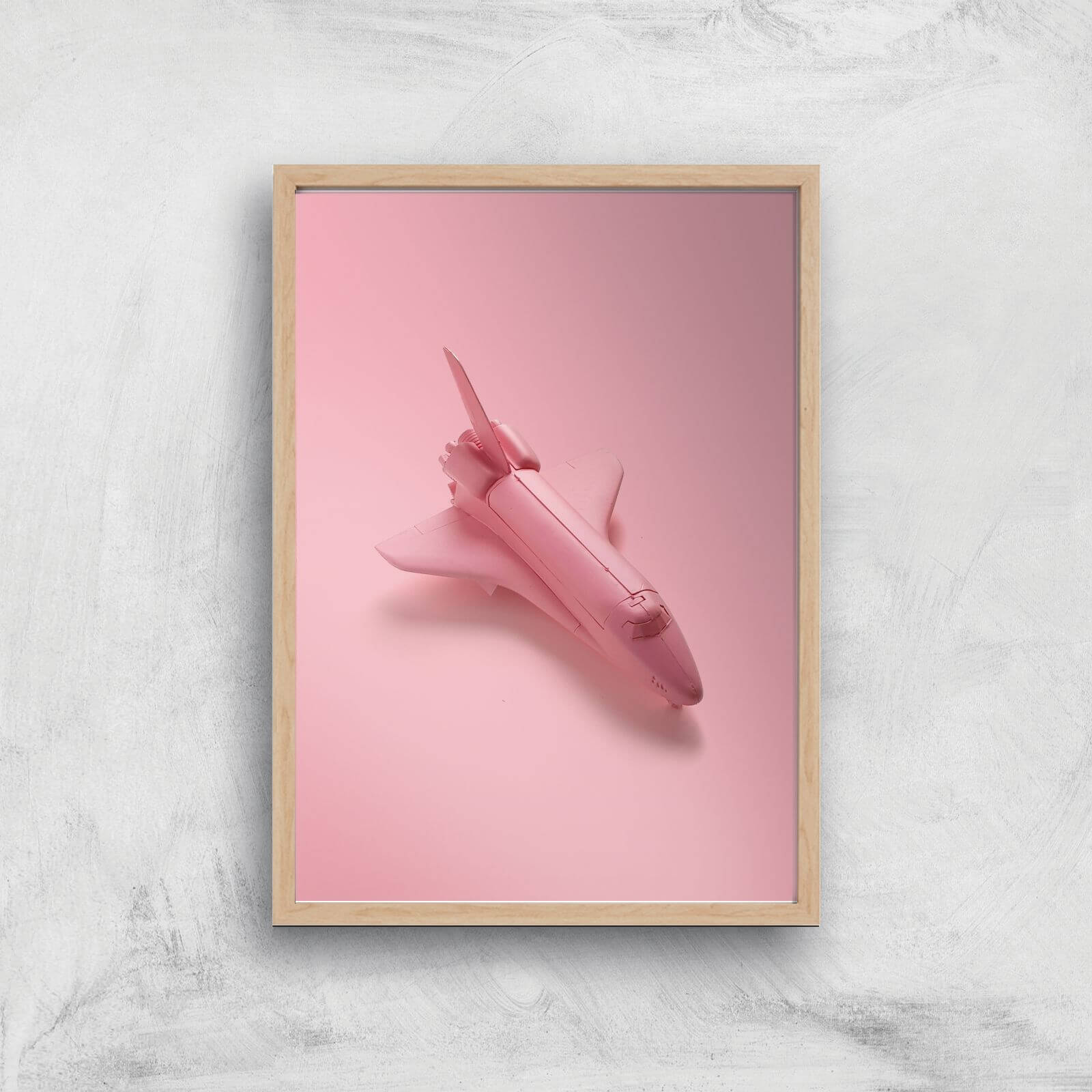 Pink Dreams Giclee Art Print - A4 - Wooden Frame