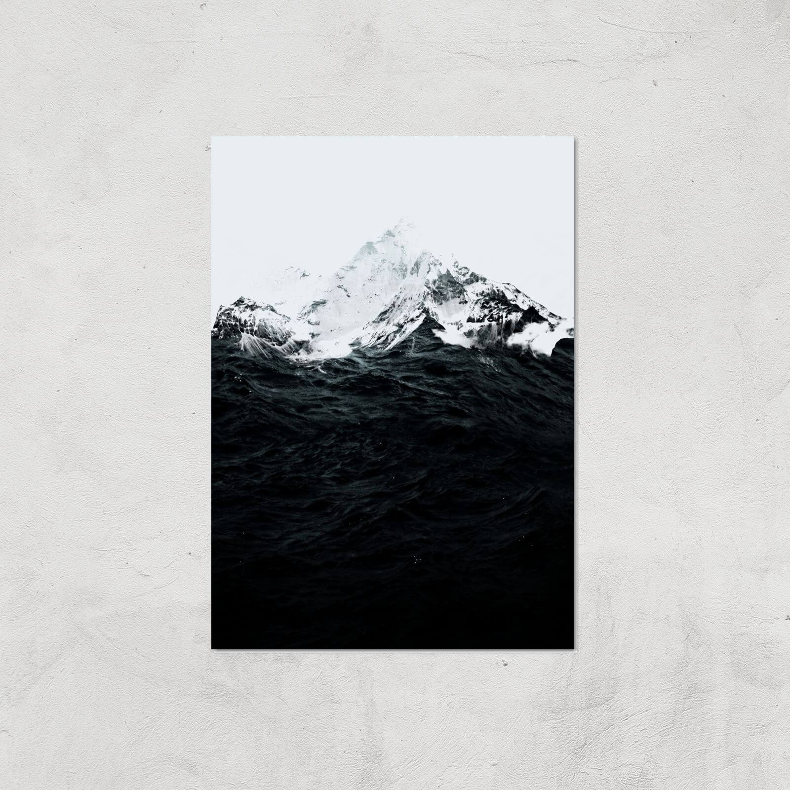Those Waves Were Like Mountains Giclee Art Print - A4 - Print Only