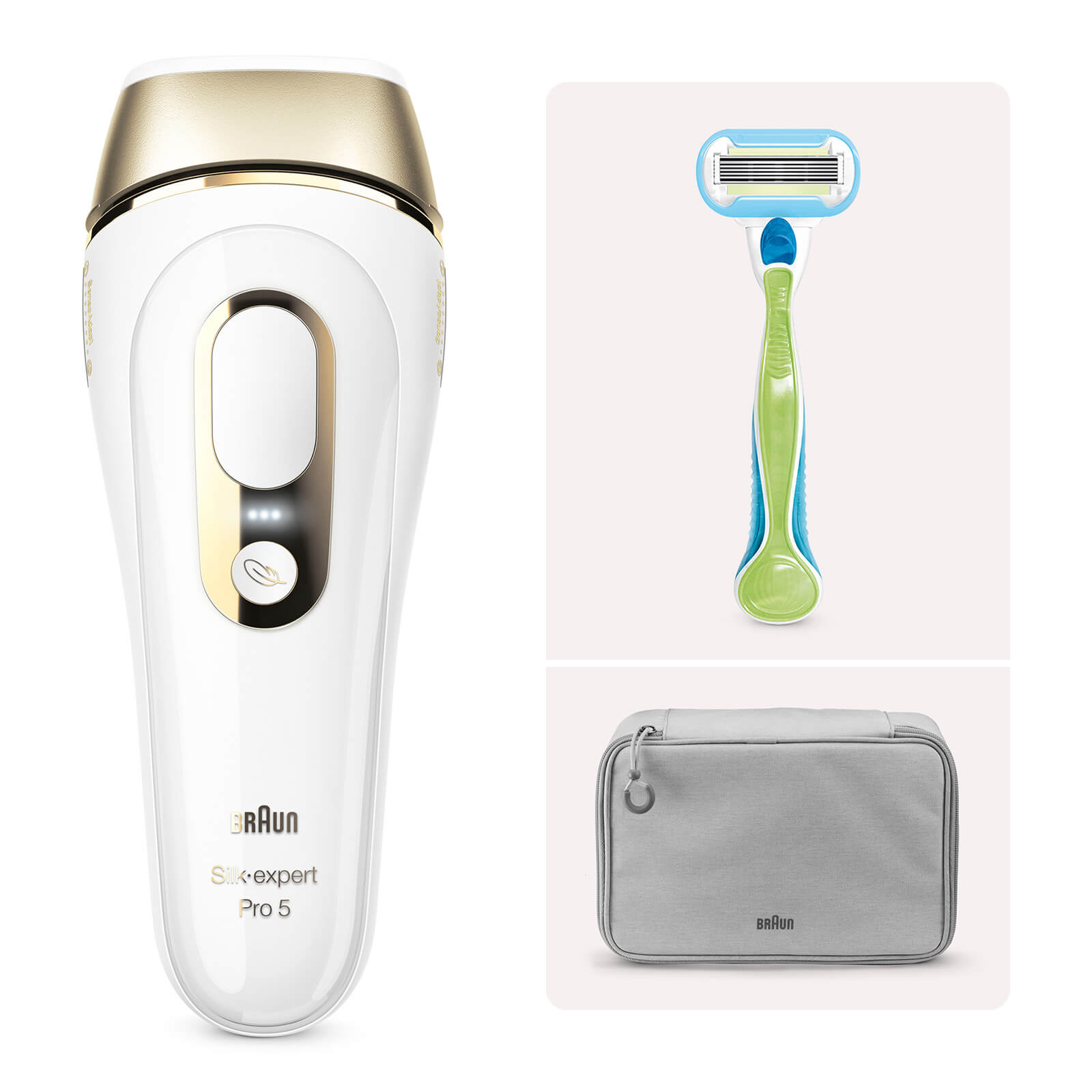 

Braun Silk-expert Pro 5 IPL with Razor and Pouch