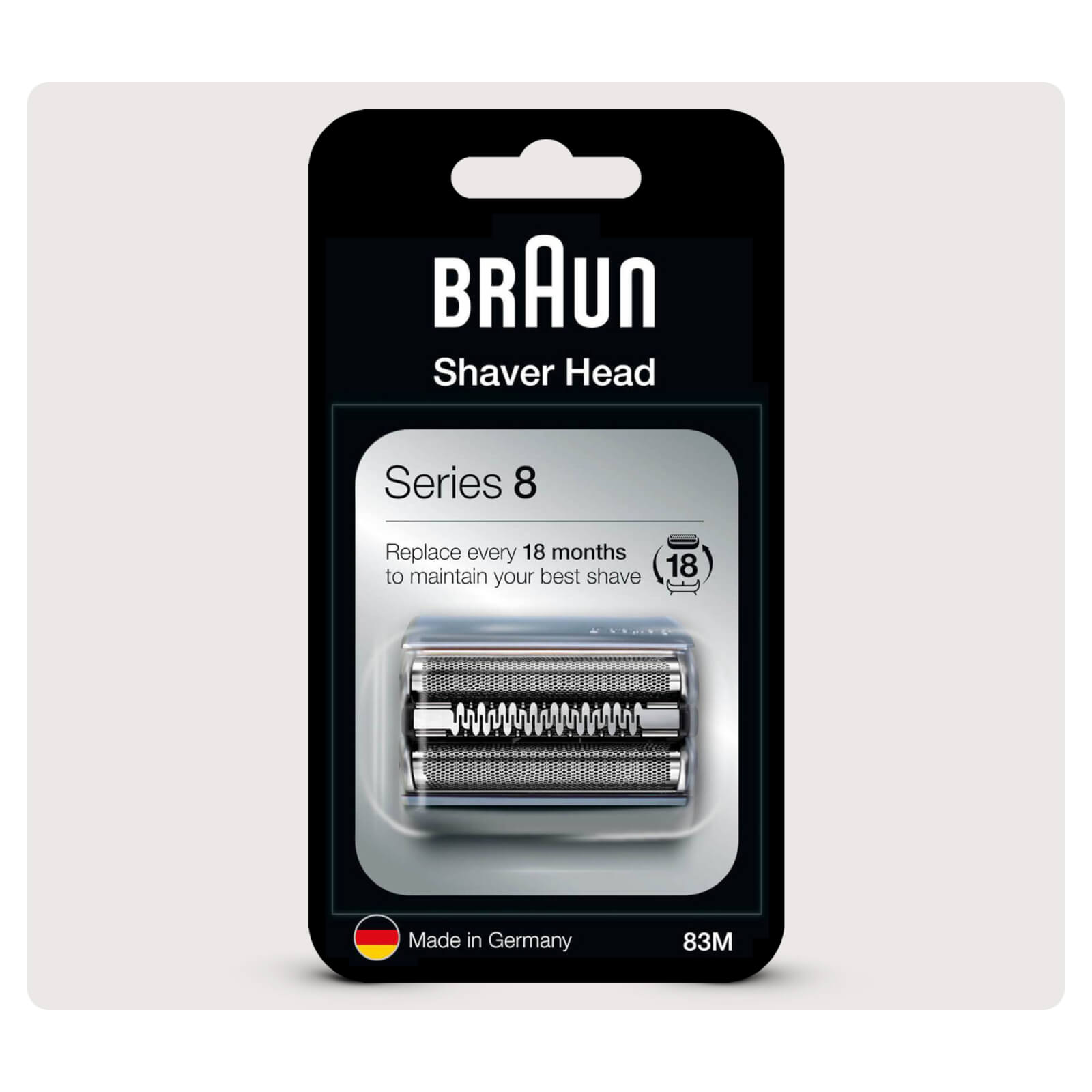 

Braun Series 8 83M Electric Shaver Head Replacement, Silver