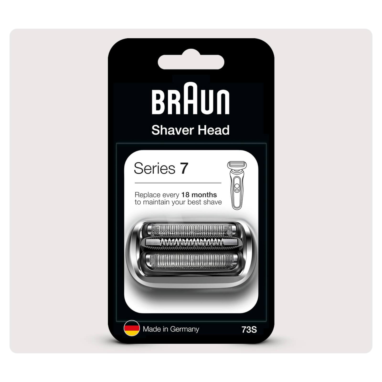 

Braun Series 7 73S Electric Shaver Head Replacement, Silver
