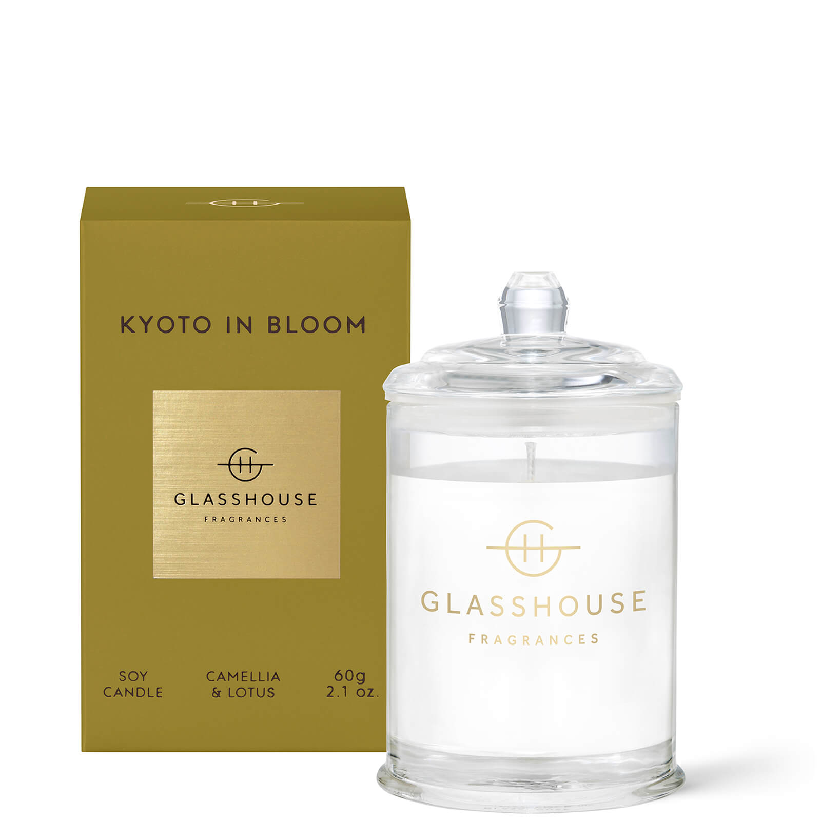 Glasshouse Fragrances Glasshouse Kyoto In Bloom Candle 60g. Worth $20