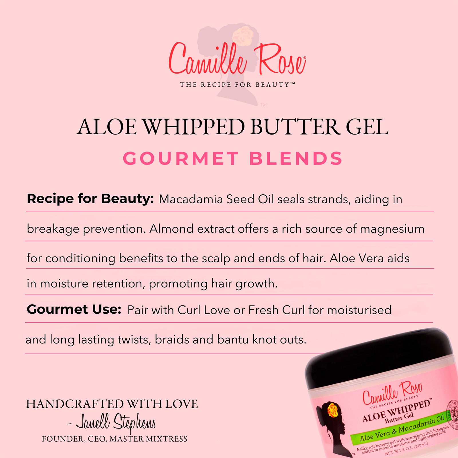 Thumbnail - Camille Rose Aloe Aufgeschlagene Butter Gel 240 ml