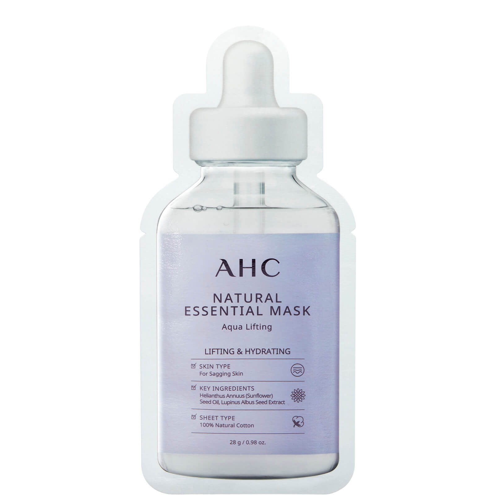 

AHC Natural Essential Face Mask Hydrating and Lifting for Tired Skin