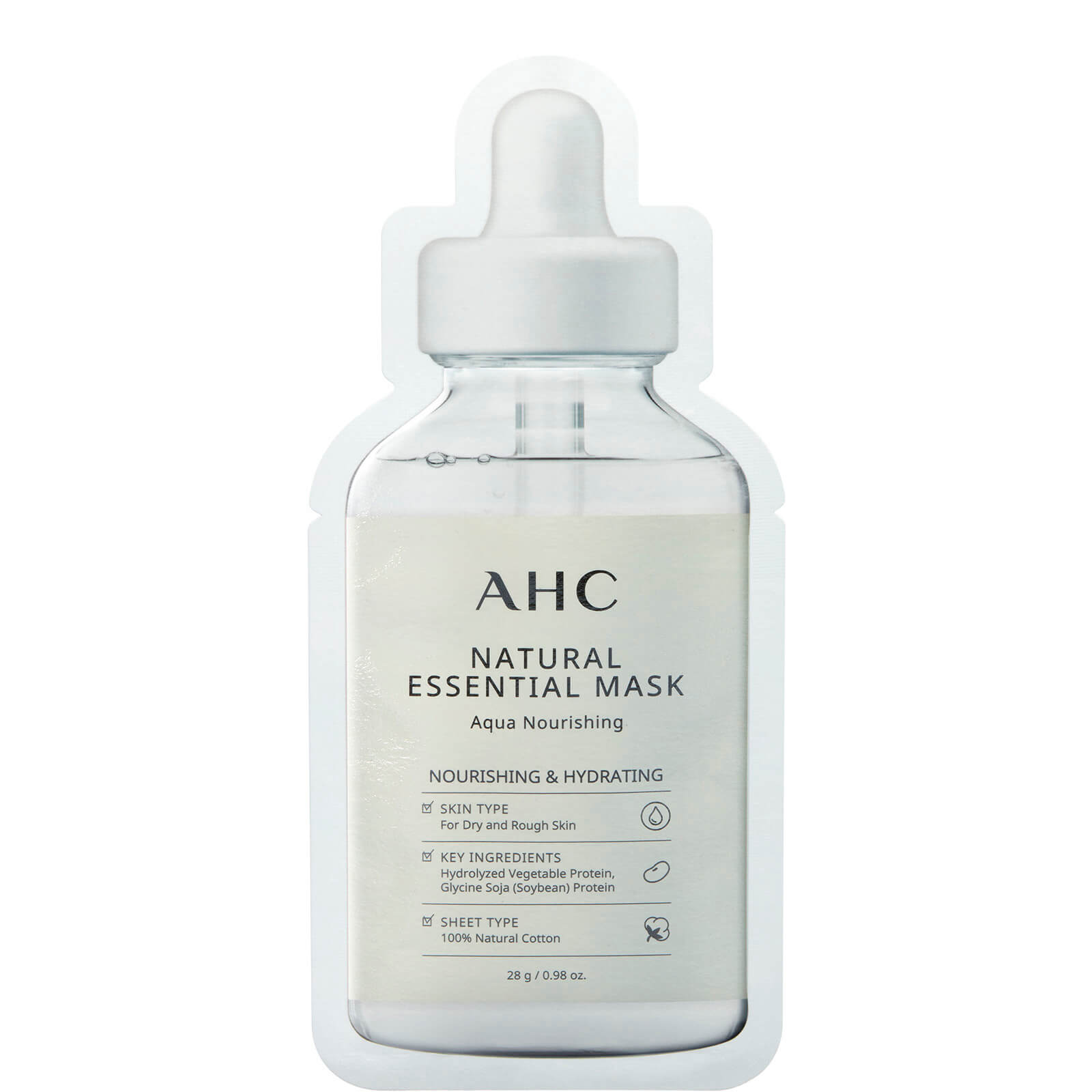 

AHC Natural Essential Face Mask Hydrating and Nourishing for Tired Skin