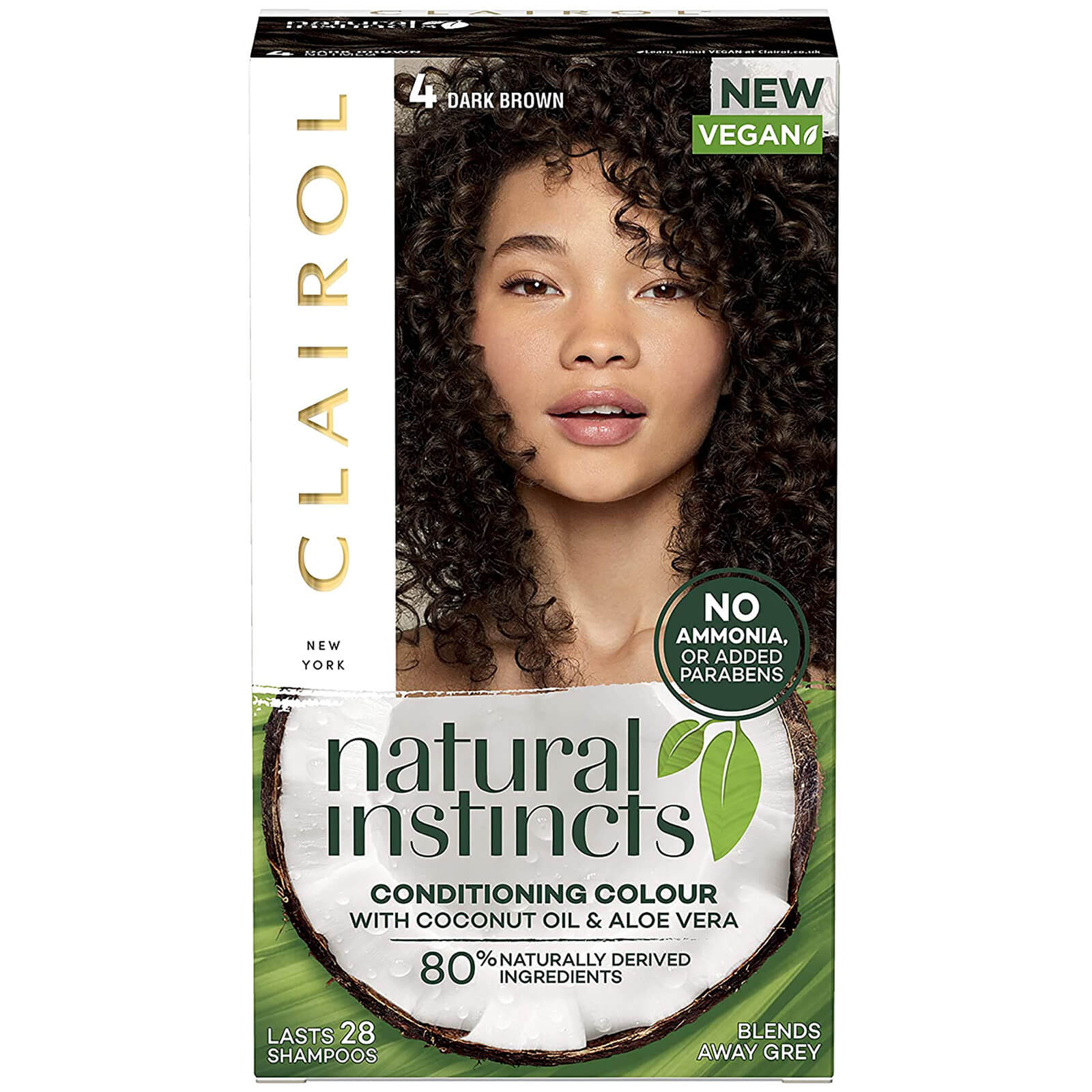 Clairol Natural Instincts Semi-Permanent No Ammonia Vegan Hair Dye 177ml (Various Shades) - 4RV Dark Burgandy