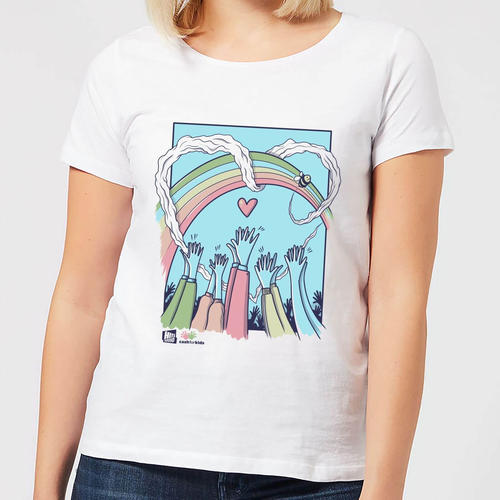 

Cash For Kids Charity Women's T-Shirt - White - M - Bianco