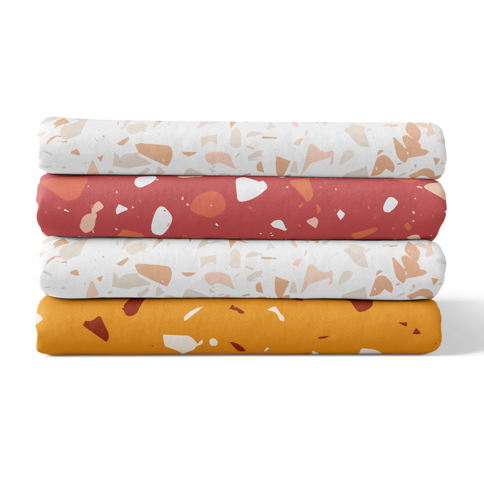 Terrazzo 4 Pack Fabric Squares Bundle