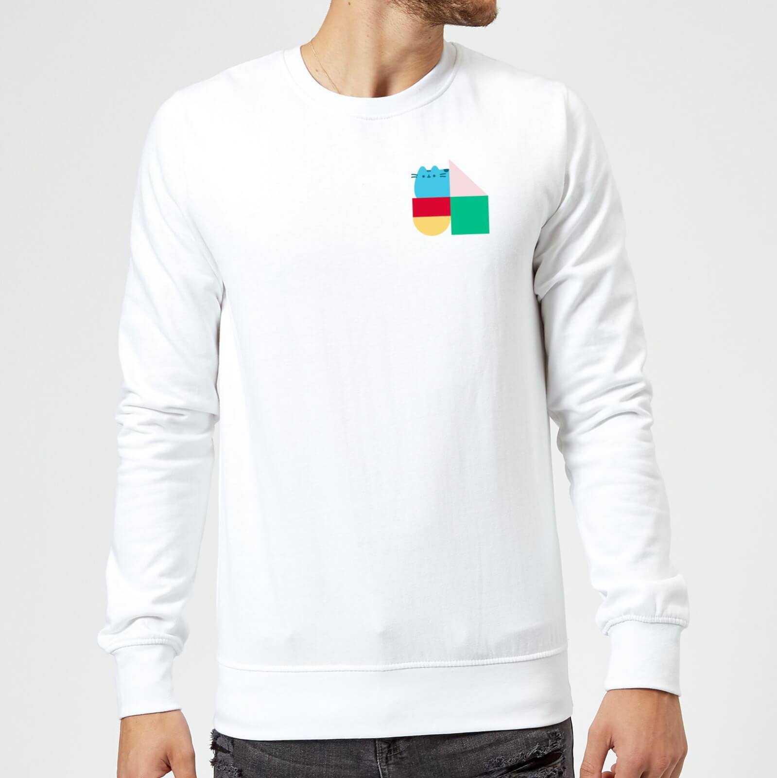 Pusheen Square Blocks Sweatshirt - White - 3XL - Blanc