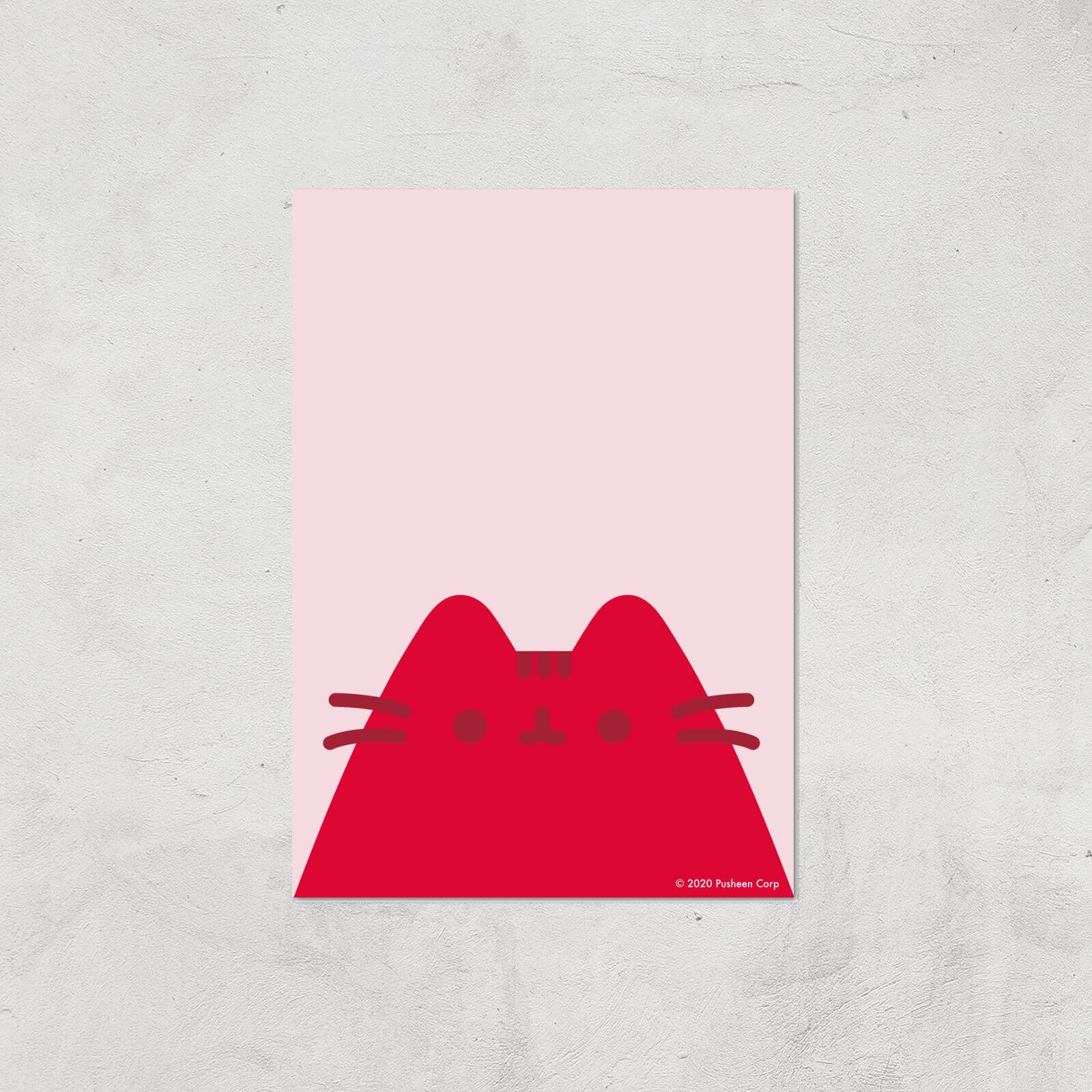 Pusheen Large Logo Giclee Art Print - A2 - Print Only