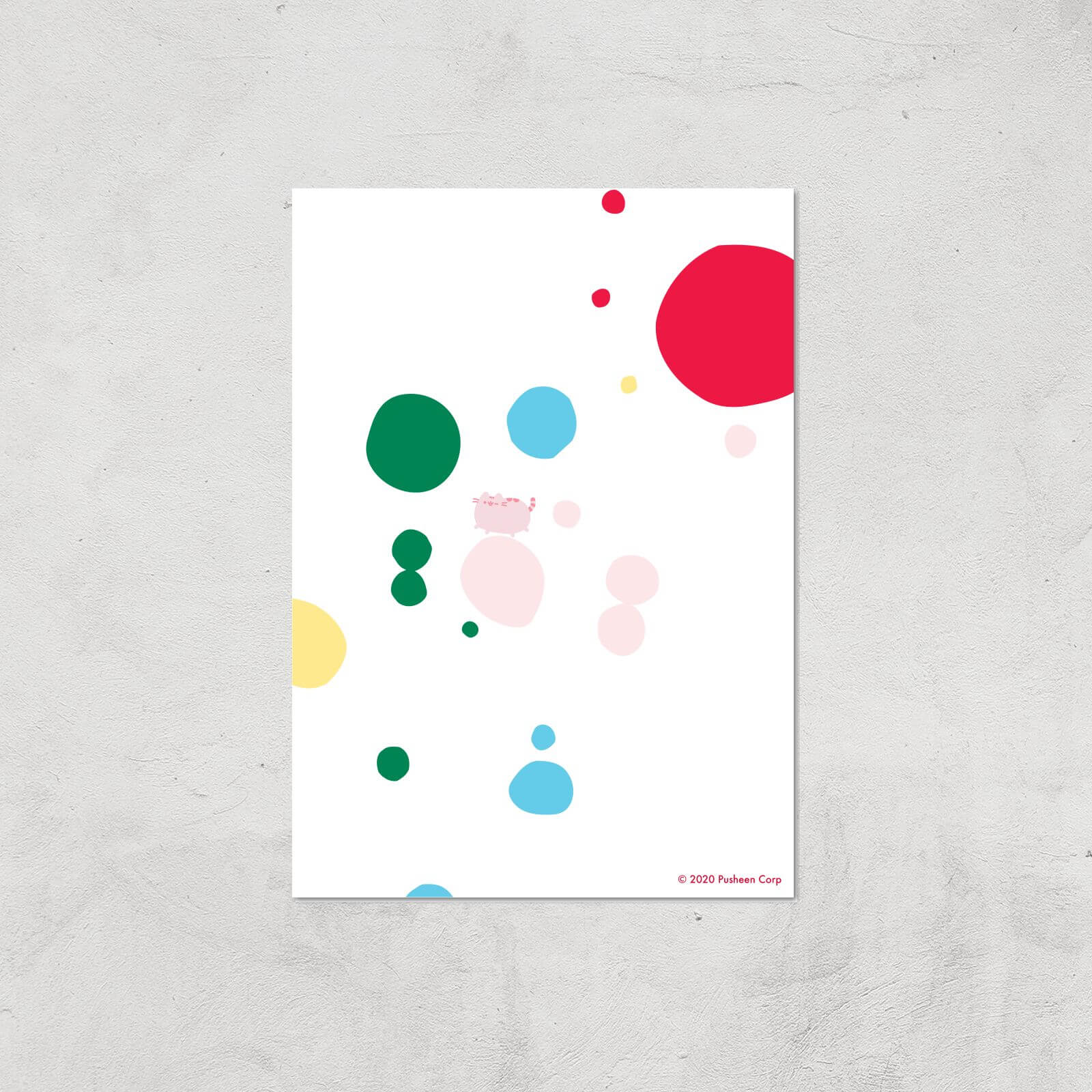 Pusheen Spotty Giclee Art Print - A3 - Print Only