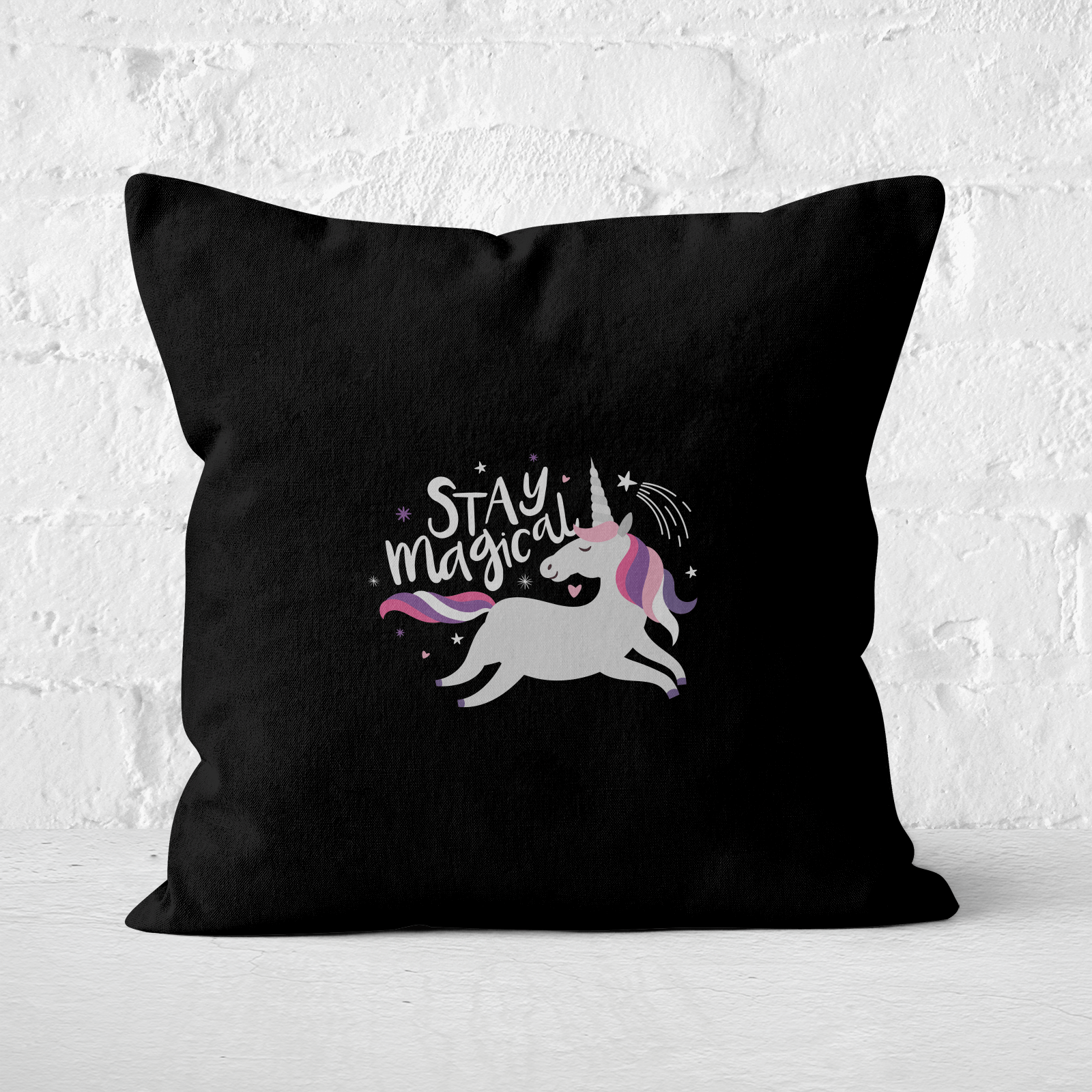 Stay Magical Square Cushion - 60x60cm - Soft Touch