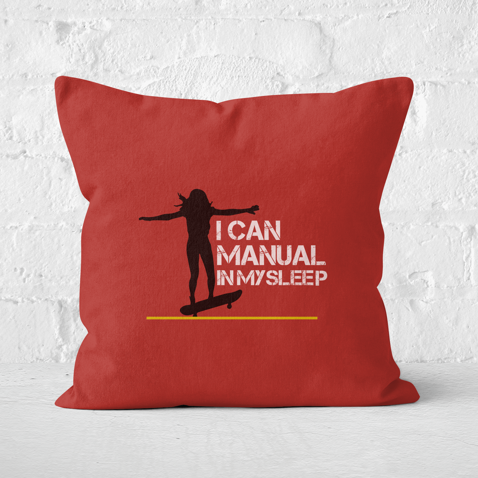 I Can Manual In My Sleep Square Cushion - 60x60cm - Soft Touch