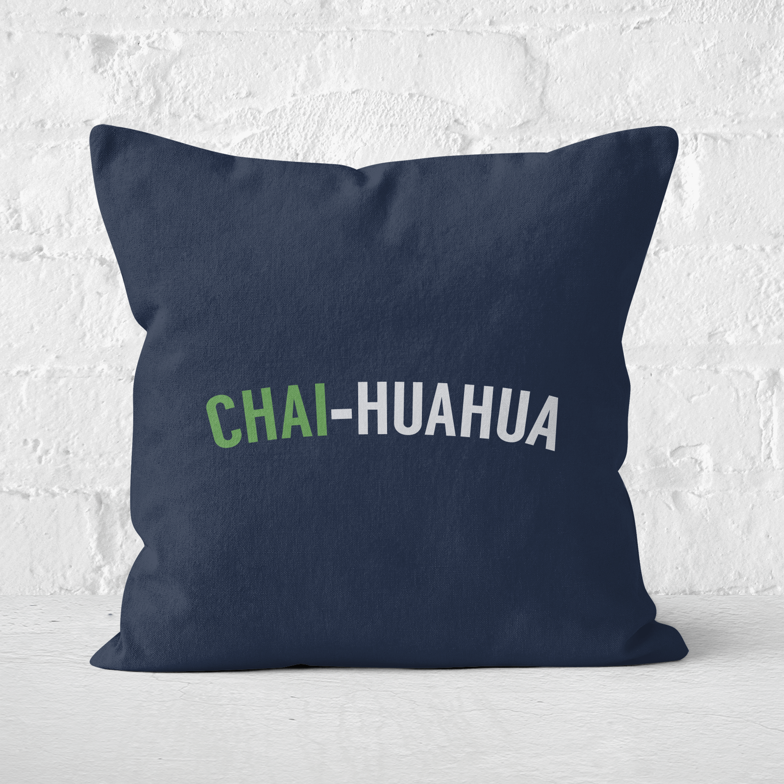 Chai-huahua Square Cushion - 60x60cm - Soft Touch
