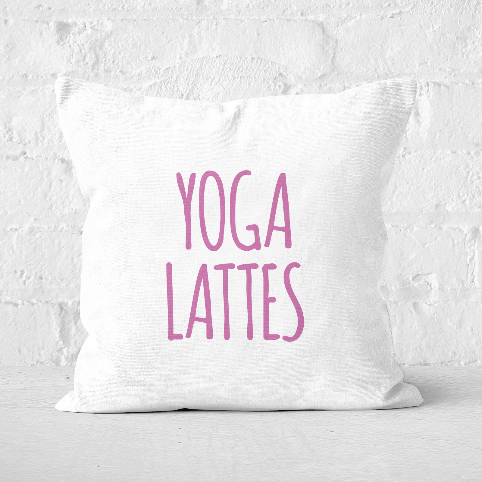 Yoga Lattes Square Cushion - 50x50cm - Soft Touch