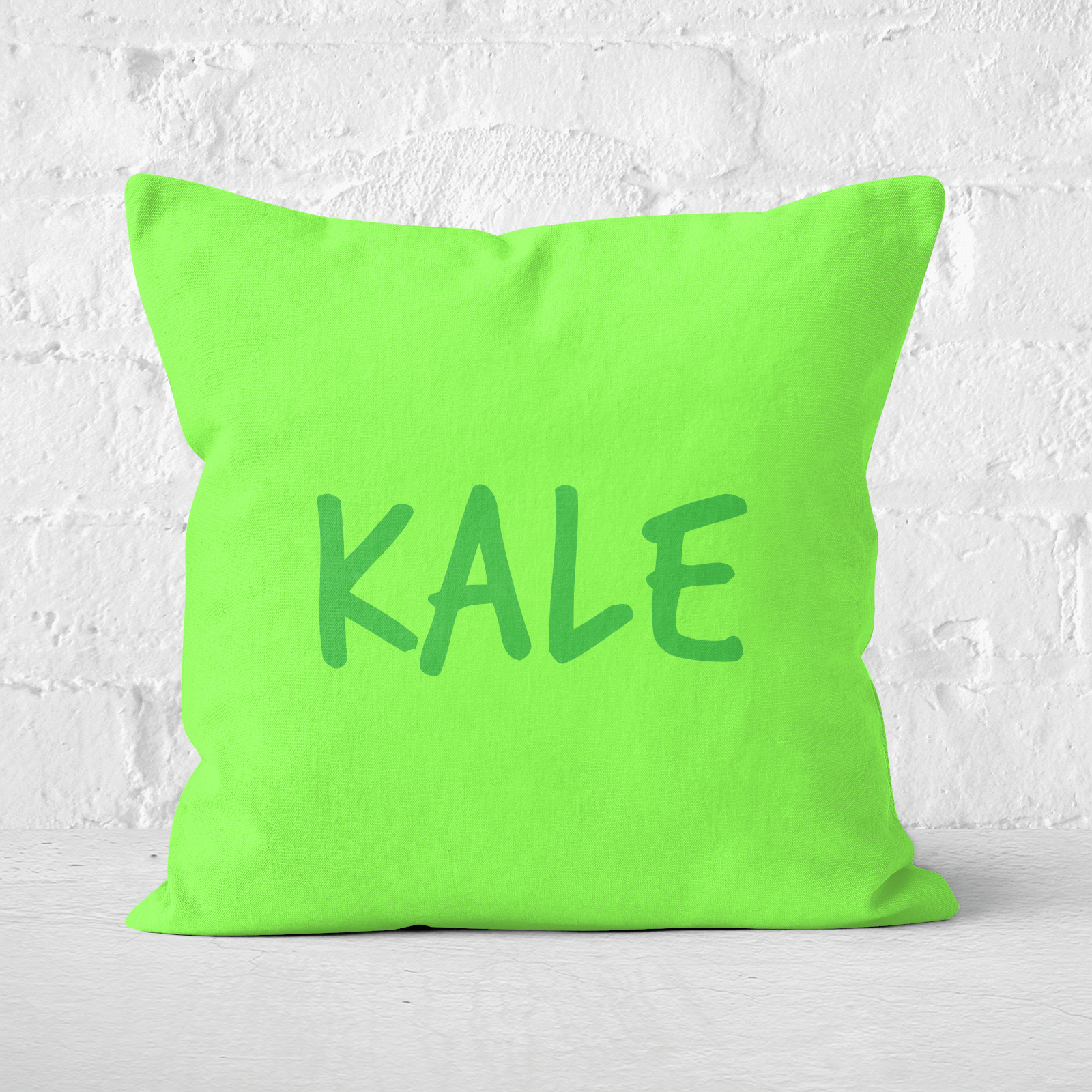 Kale Square Cushion - 40x40cm - Soft Touch