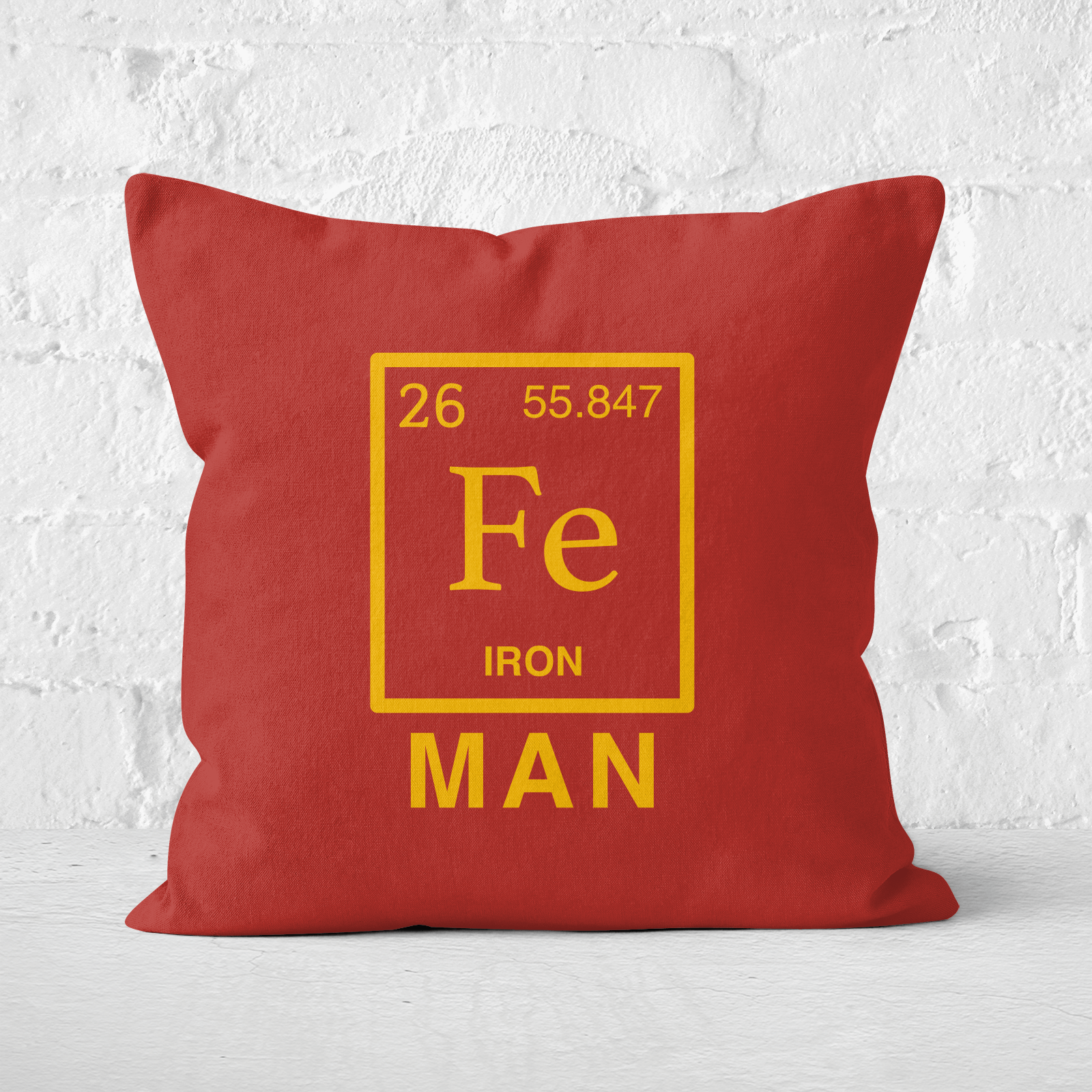 Fe Man Square Cushion - 60x60cm - Soft Touch