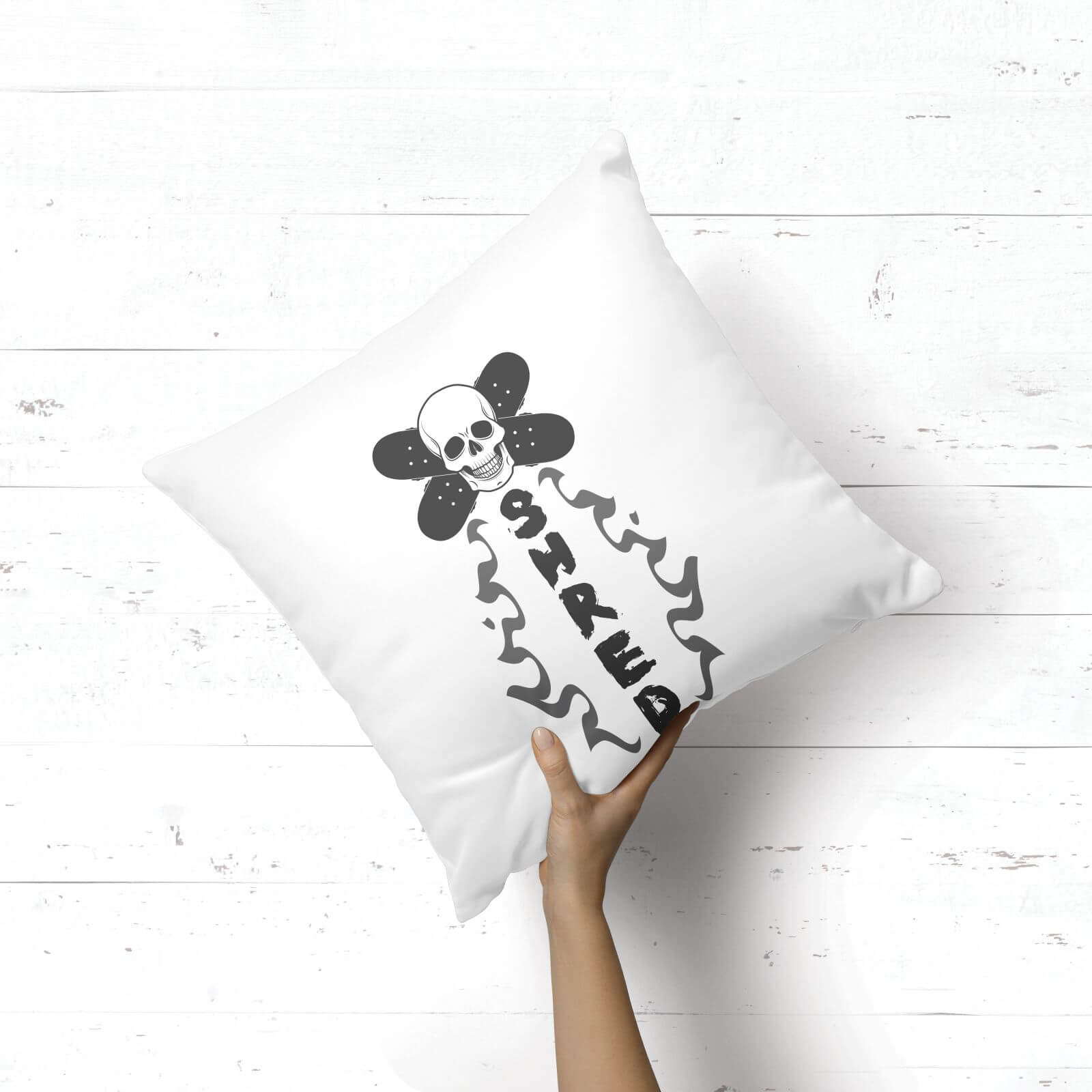 Shred Skateboards Square Cushion - 40x40cm - Soft Touch