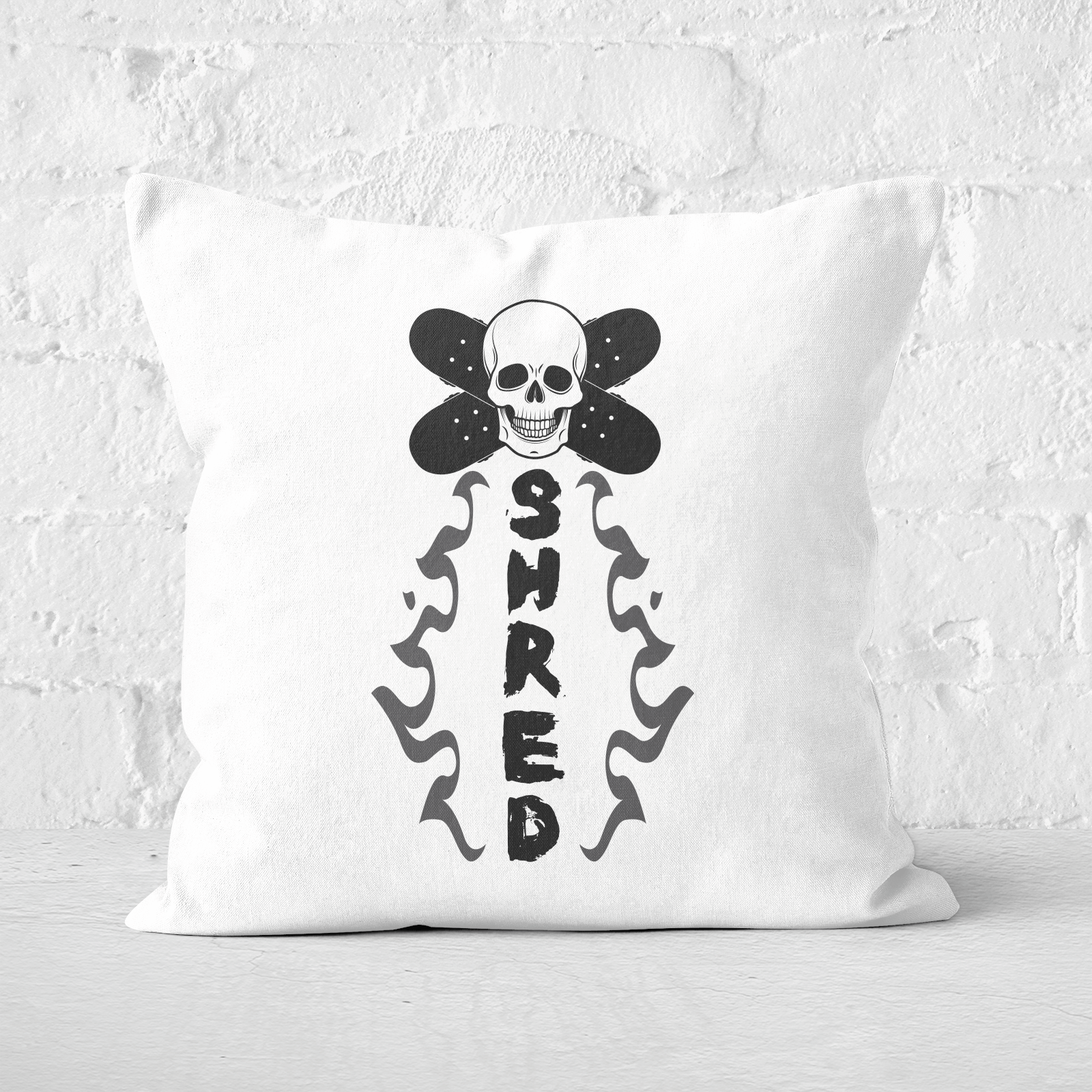 Shred Skateboards Square Cushion - 60x60cm - Soft Touch