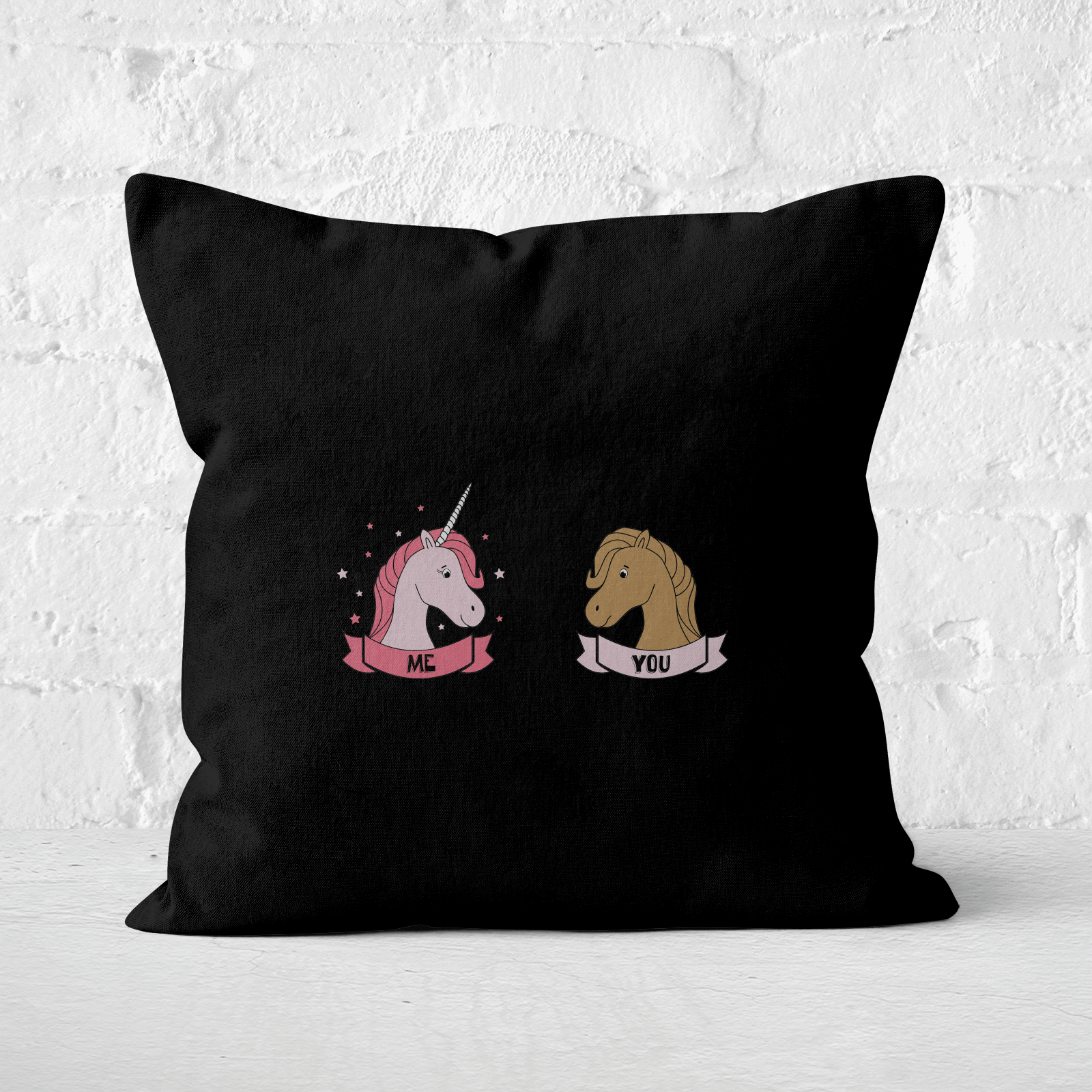 Im A Unicorn Square Cushion - 60x60cm - Soft Touch