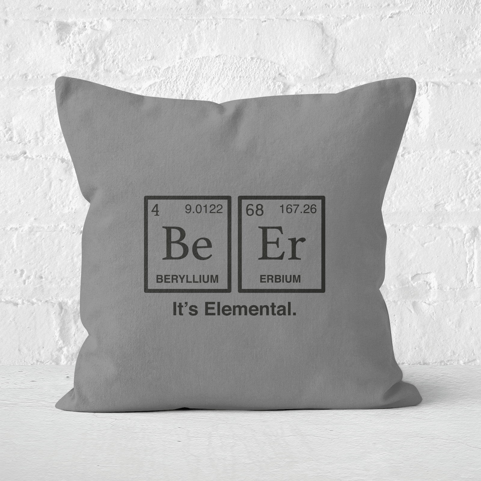 Be Er It's Elemental Square Cushion - 60x60cm - Soft Touch