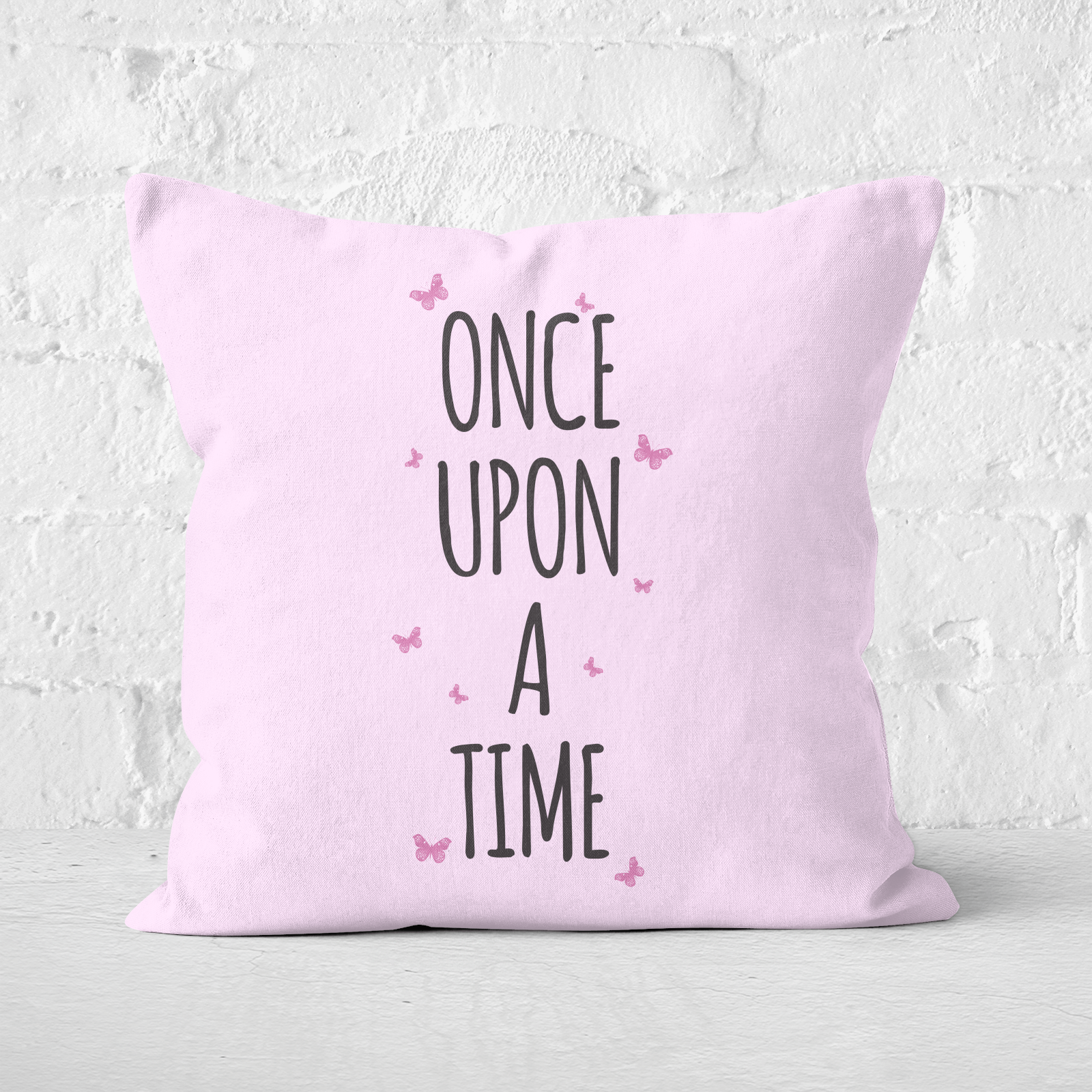 Once Upon A Time Square Cushion - 60x60cm - Soft Touch