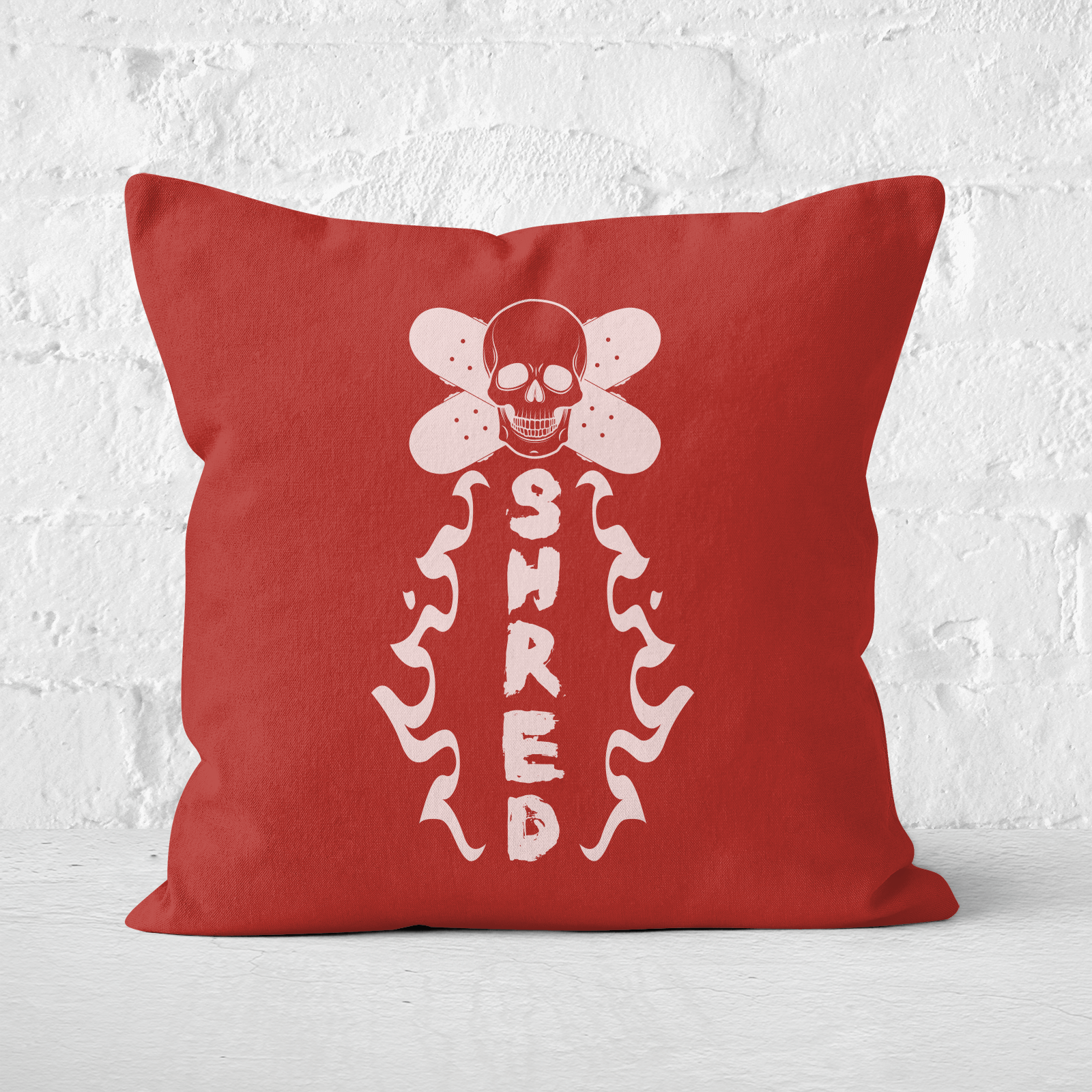 Shred Skateboards Square Cushion - 60x60cm - Soft Touch