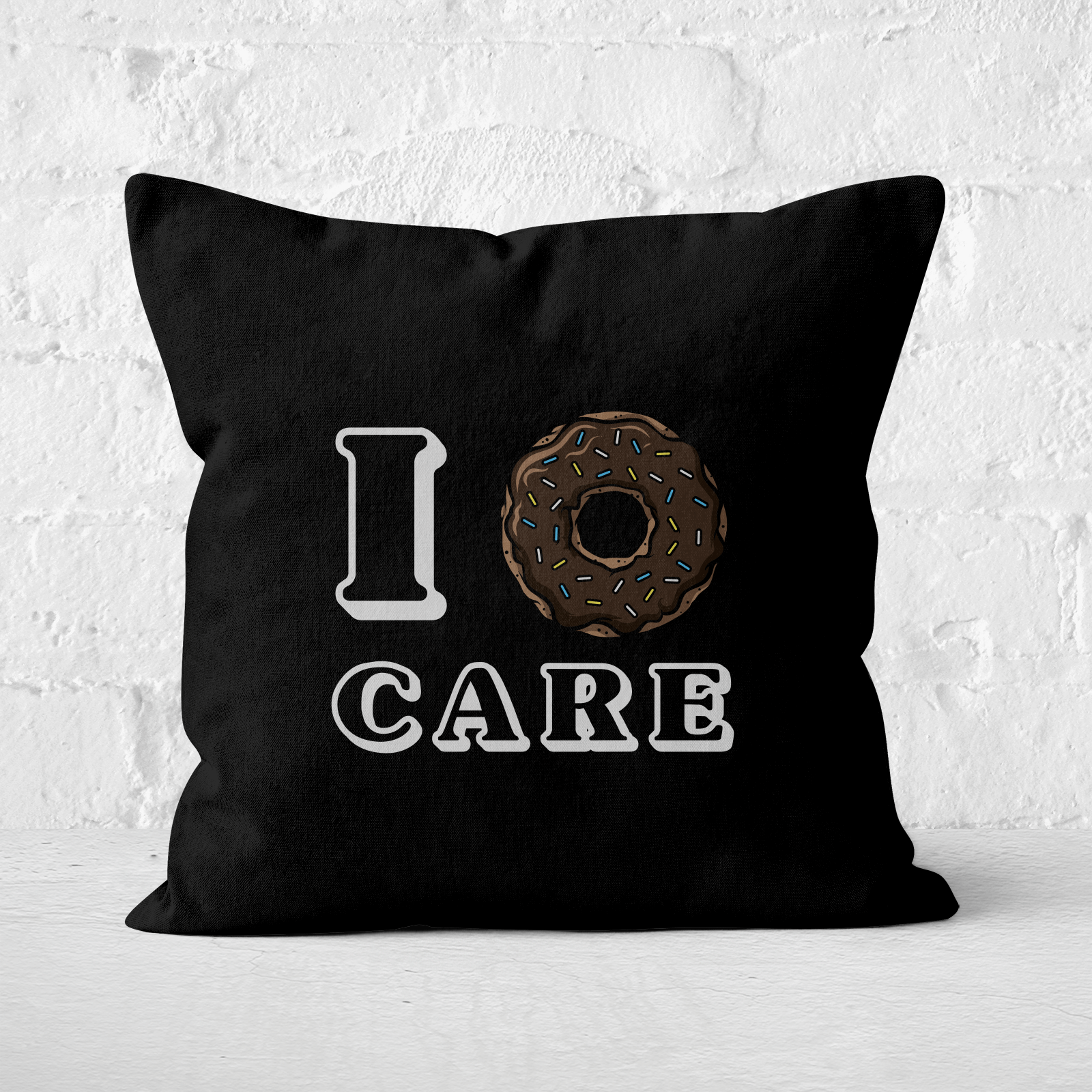 I Donut Care Square Cushion - 60x60cm - Soft Touch