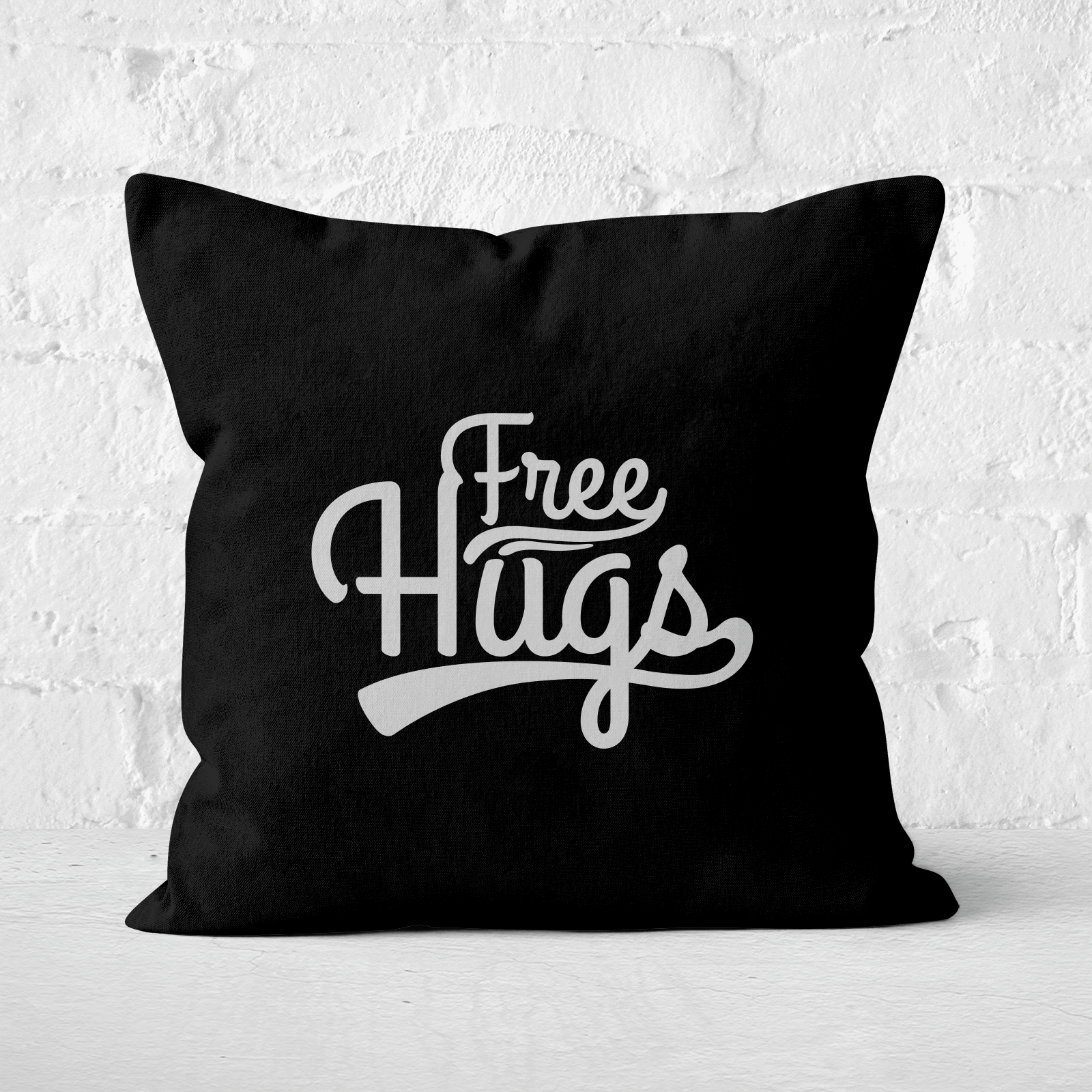 Free Hugs Square Cushion - 60x60cm - Soft Touch