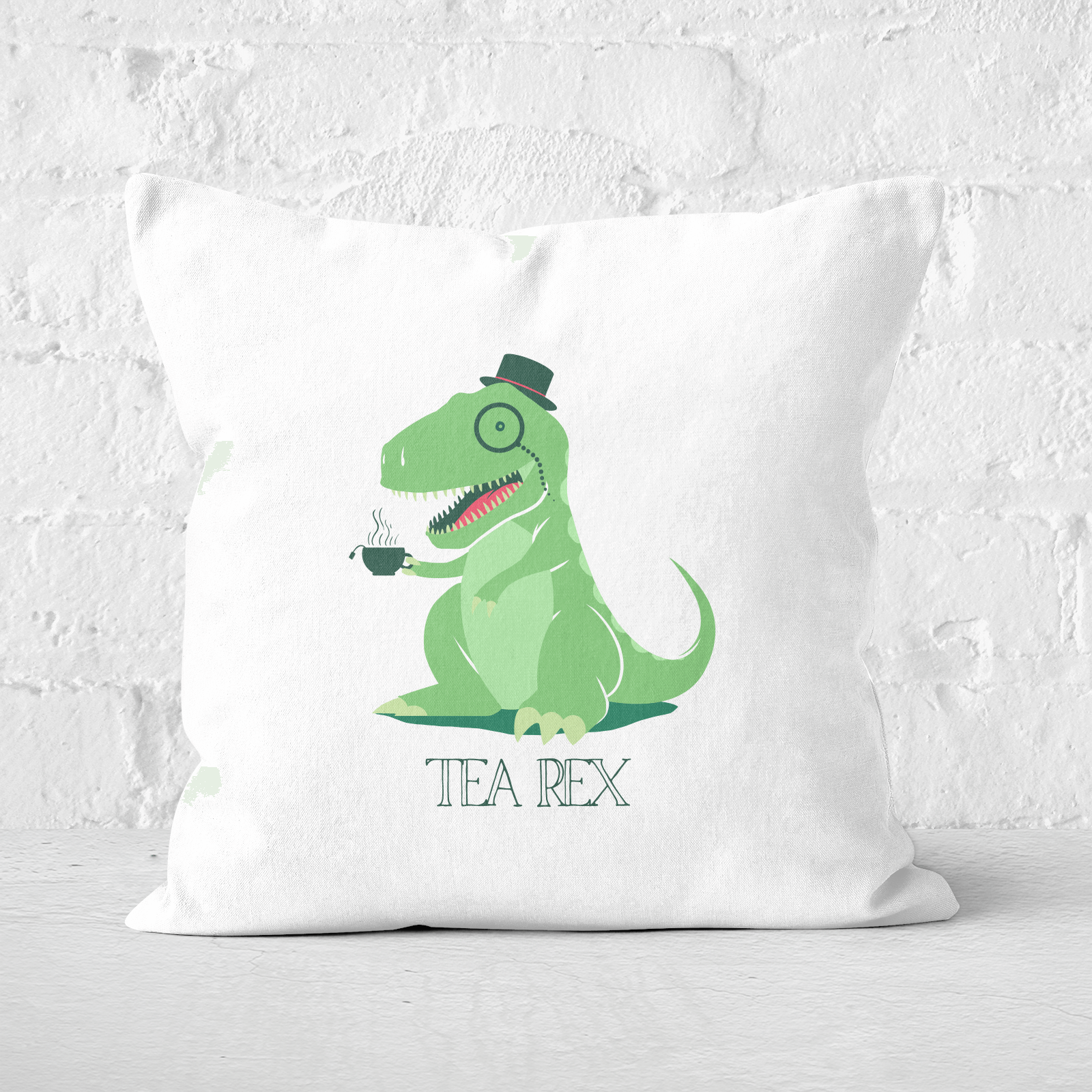 Tea Rex Square Cushion - 50x50cm - Soft Touch
