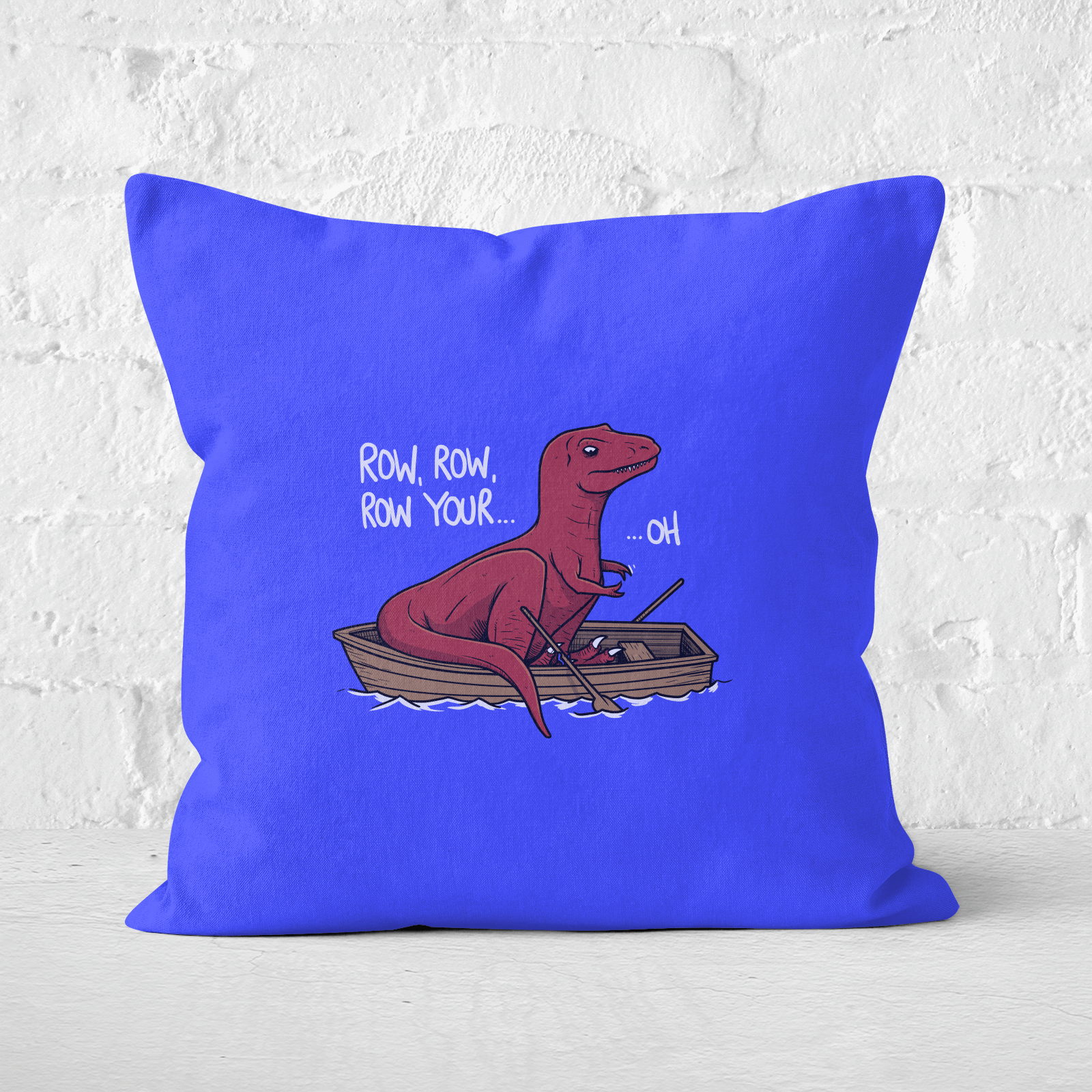 Row Row Row Your Boat Square Cushion - 60x60cm - Soft Touch