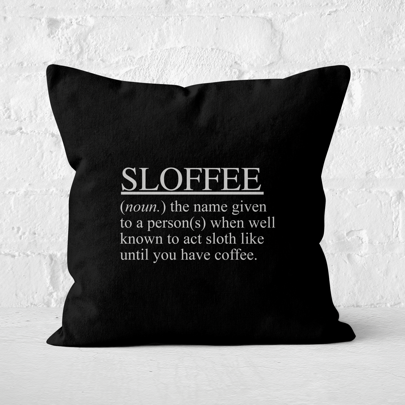 Sloffee Square Cushion - 60x60cm - Soft Touch