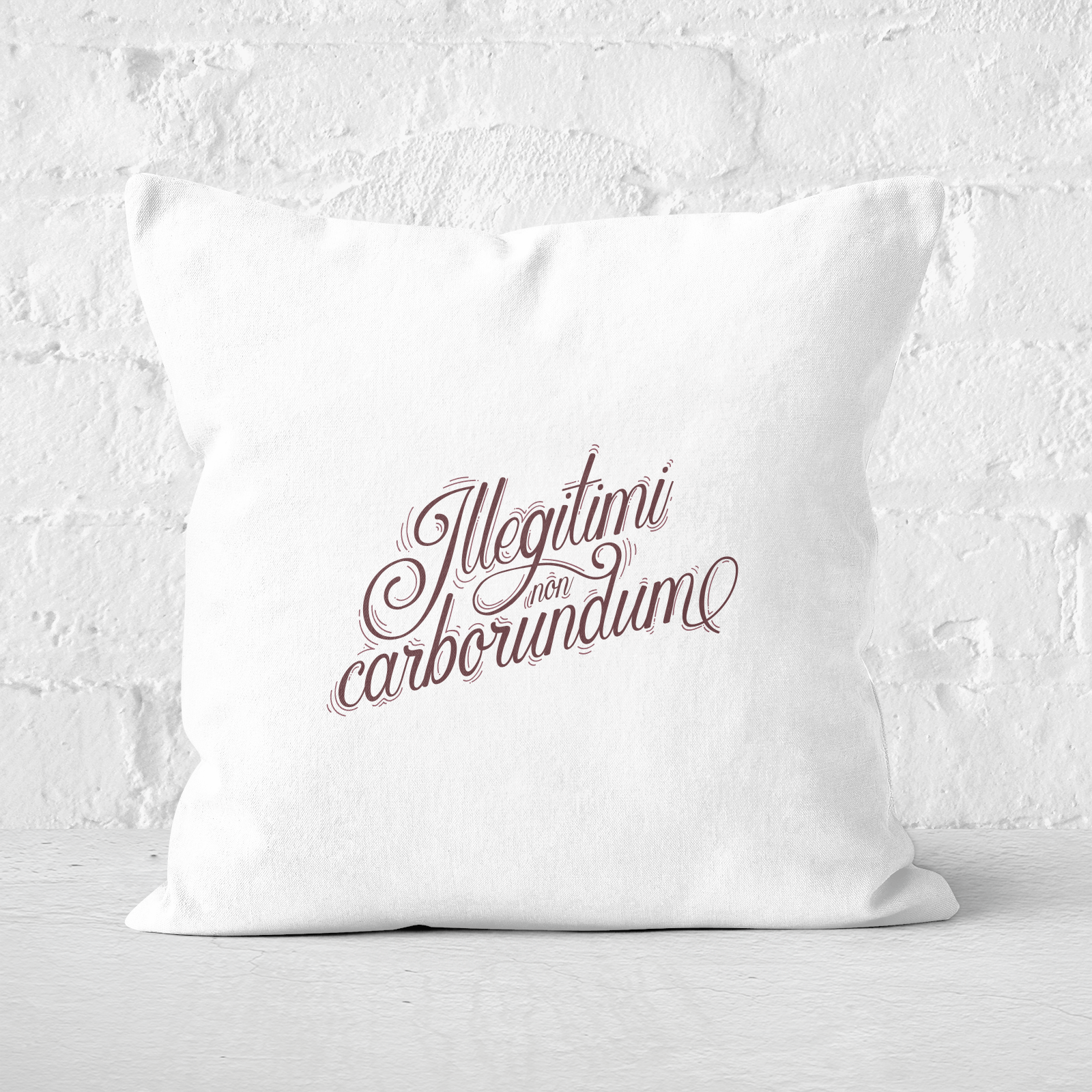 Illegitimi Square Cushion - 60x60cm - Soft Touch