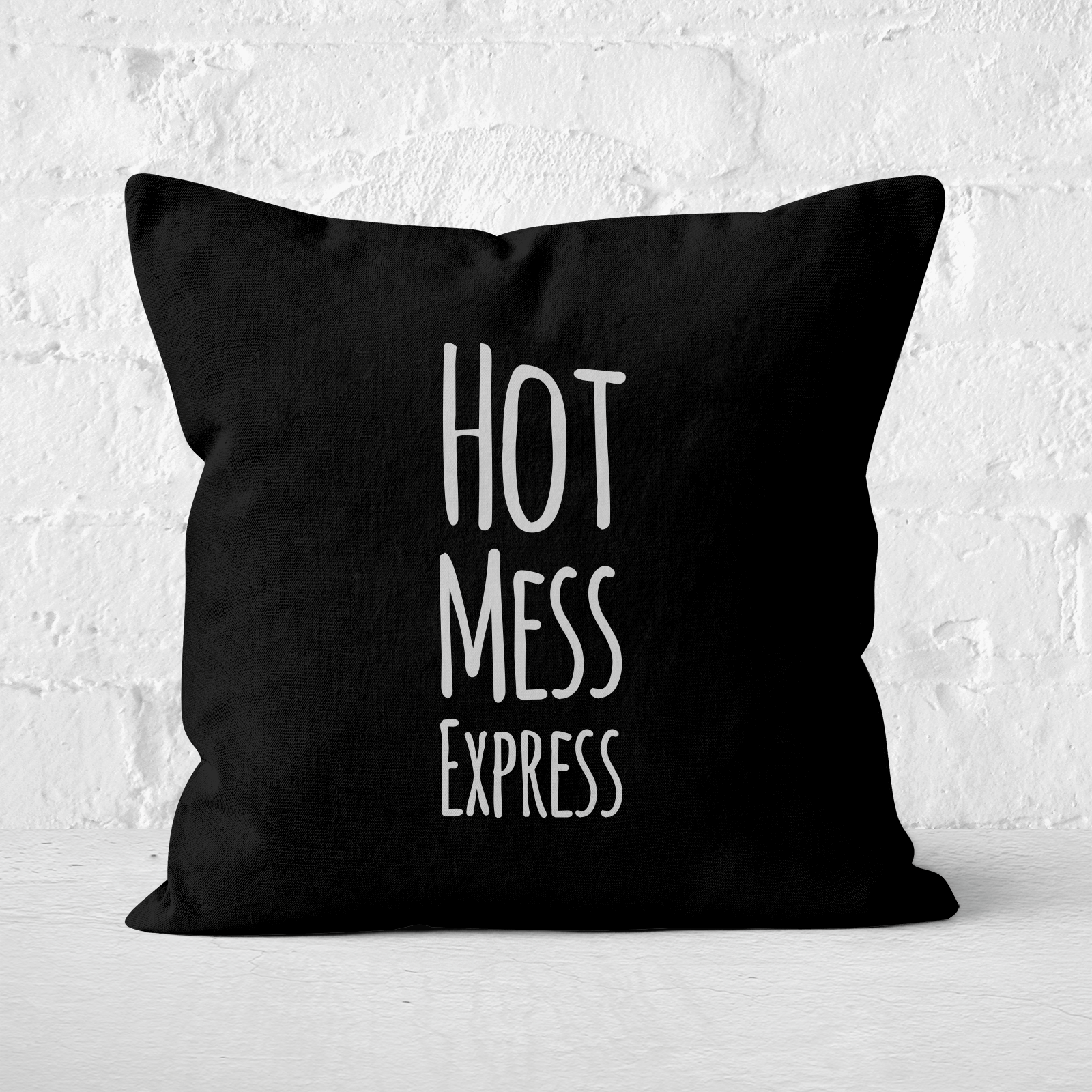 Hot Mess Express Square Cushion - 40x40cm - Soft Touch