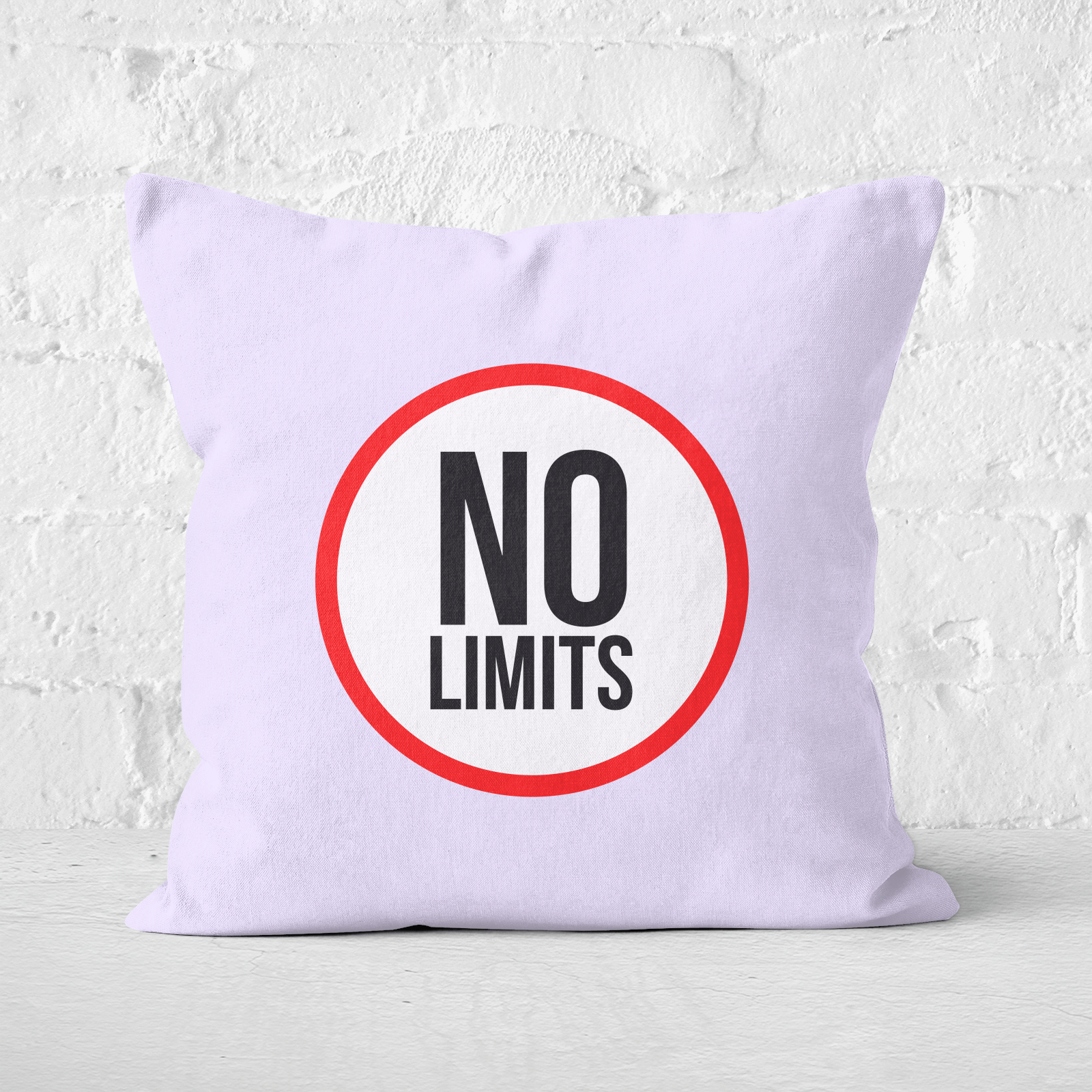 No Limits Square Cushion - 60x60cm - Soft Touch