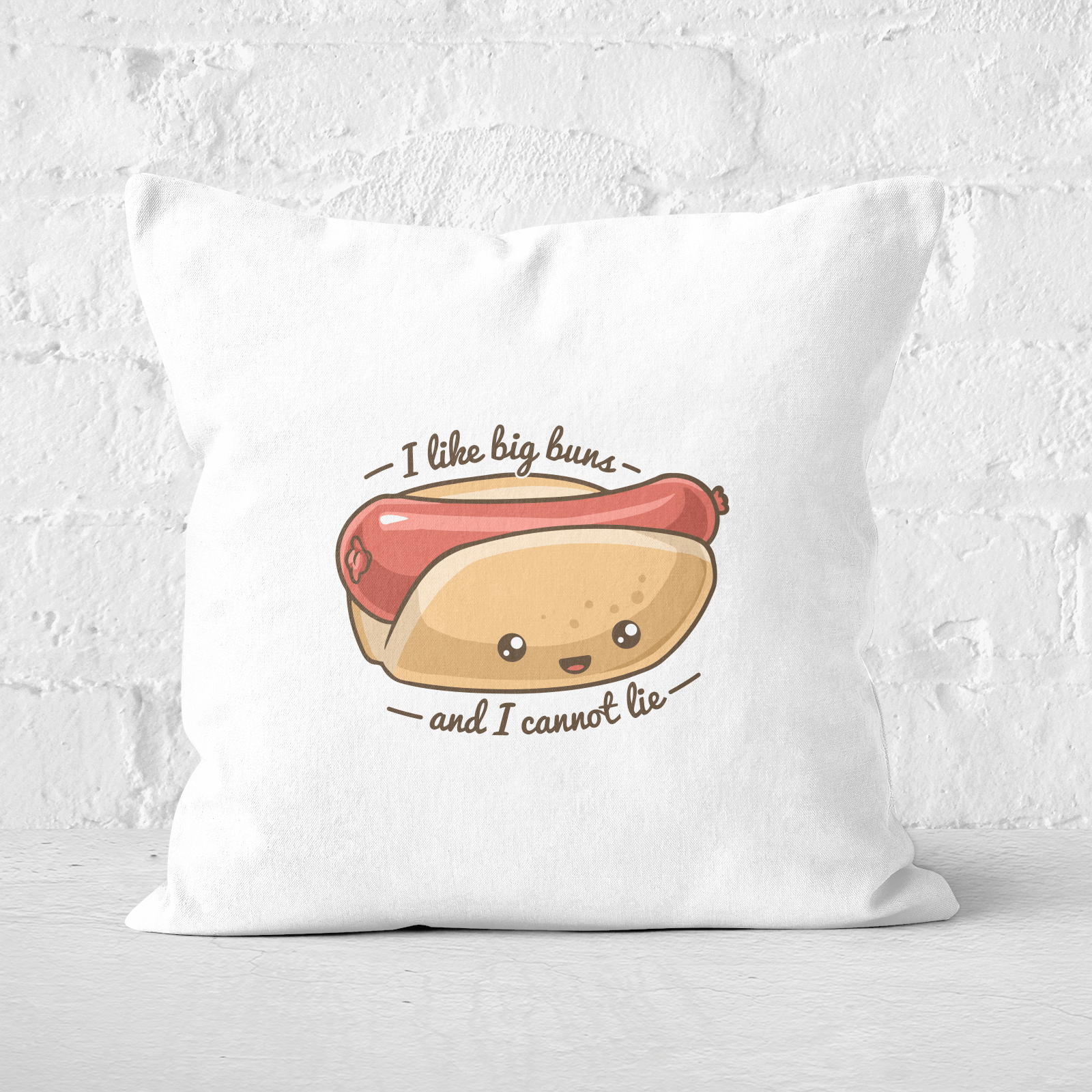 I Like Big Buns Square Cushion - 60x60cm - Soft Touch