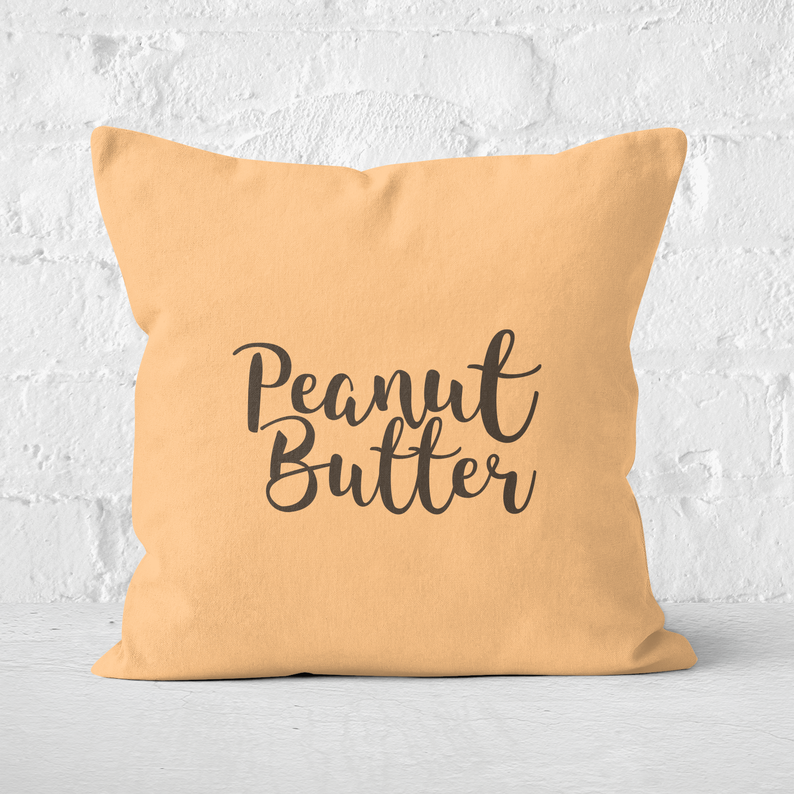 Peanut Butter Square Cushion - 60x60cm - Soft Touch