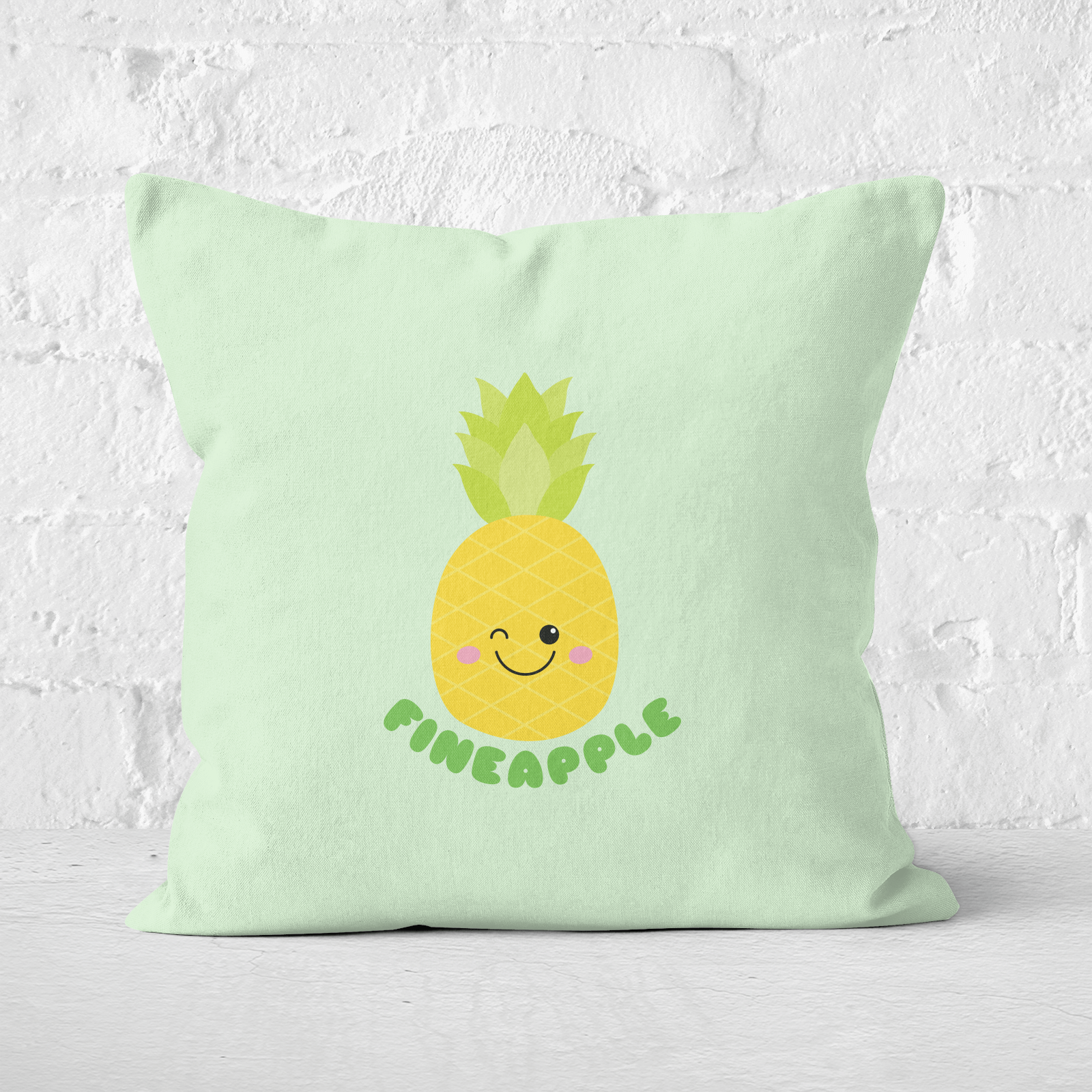 Fineapple Square Cushion - 40x40cm - Soft Touch