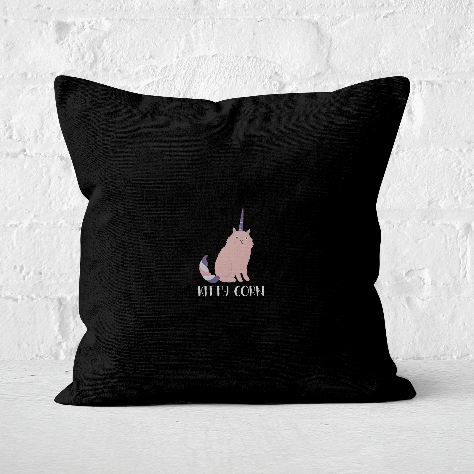 Kittycorn Square Cushion - 60x60cm - Soft Touch