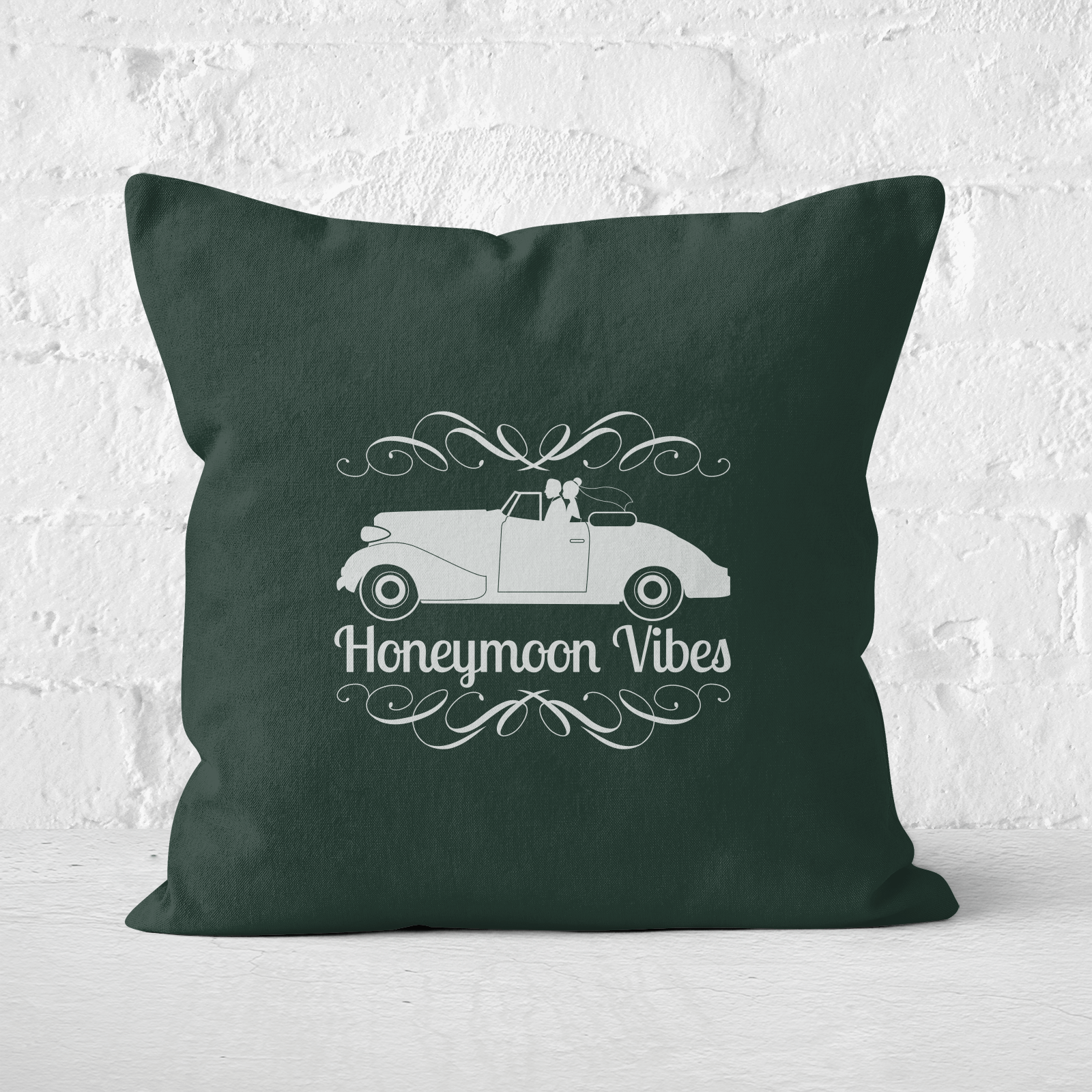 Honeymoon Vibes Square Cushion - 60x60cm - Soft Touch