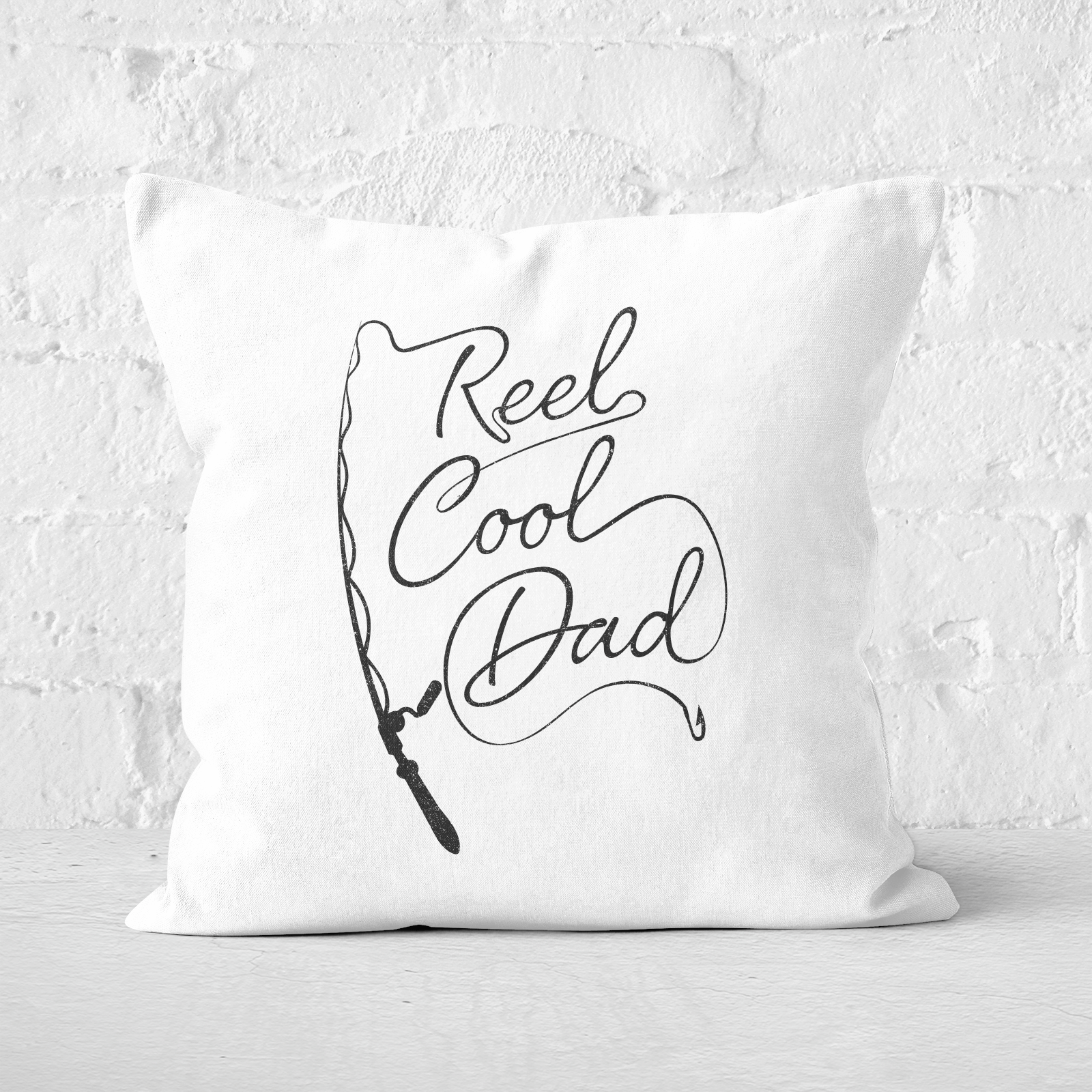 Reel Cool Dad Square Cushion - 40x40cm - Soft Touch